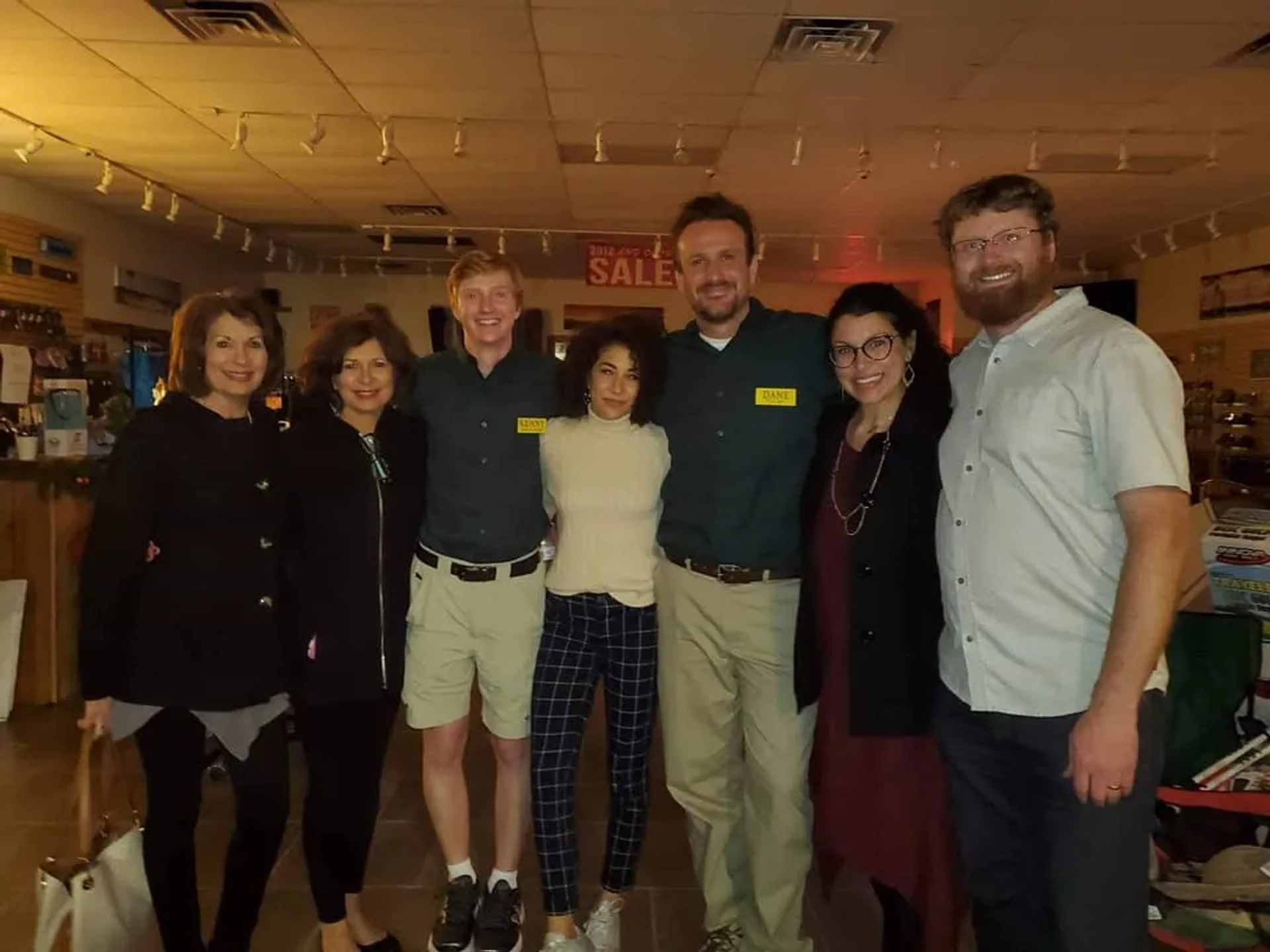 Jason Segel, Marielle Scott, and Sampley Barinaga in Our Friend (2019)