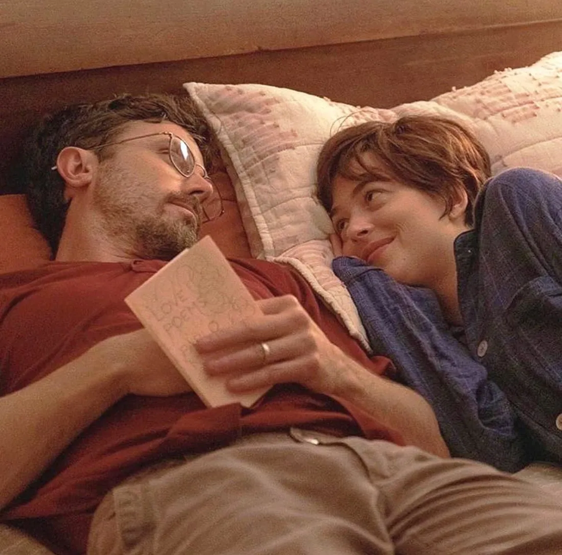 Casey Affleck and Dakota Johnson in Our Friend (2019)