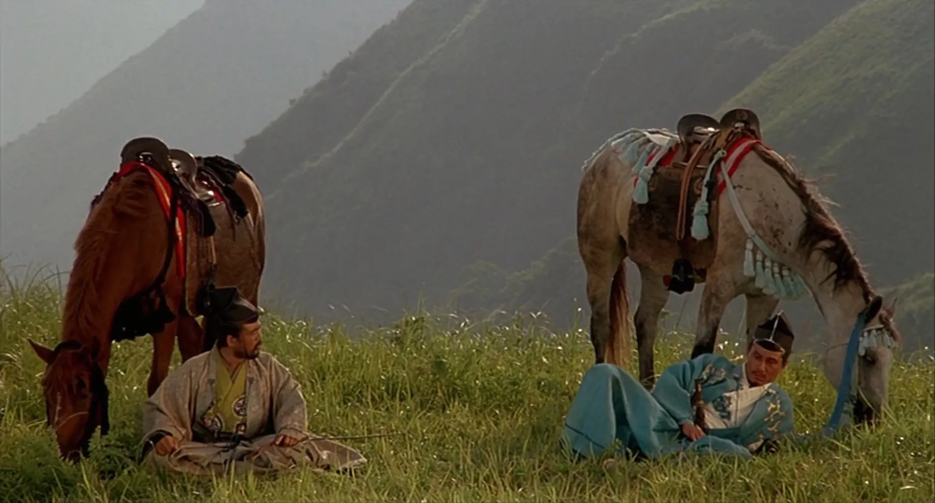 Daisuke Ryû and Masayuki Yui in Ran (1985)