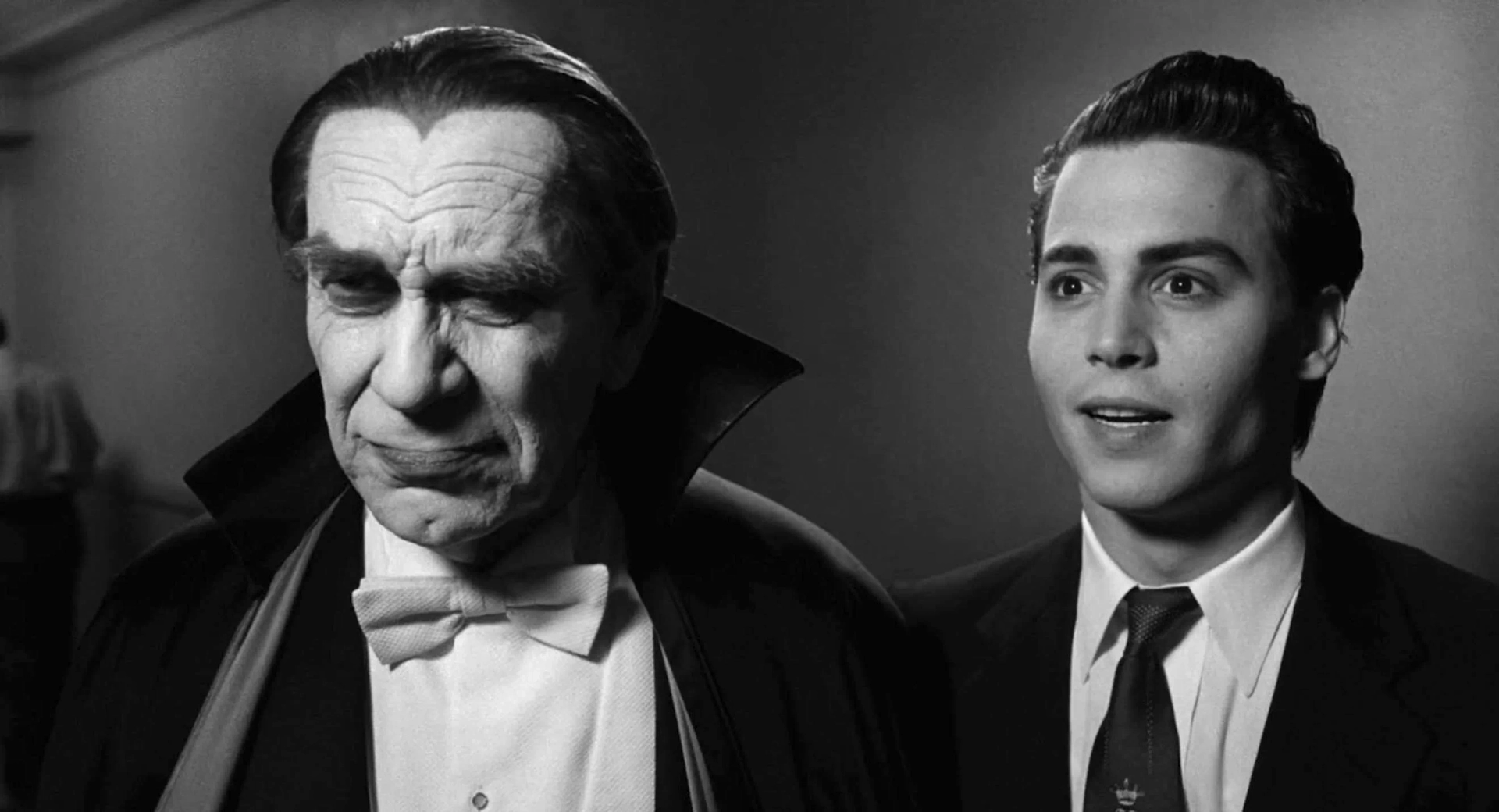 Johnny Depp and Martin Landau in Ed Wood (1994)