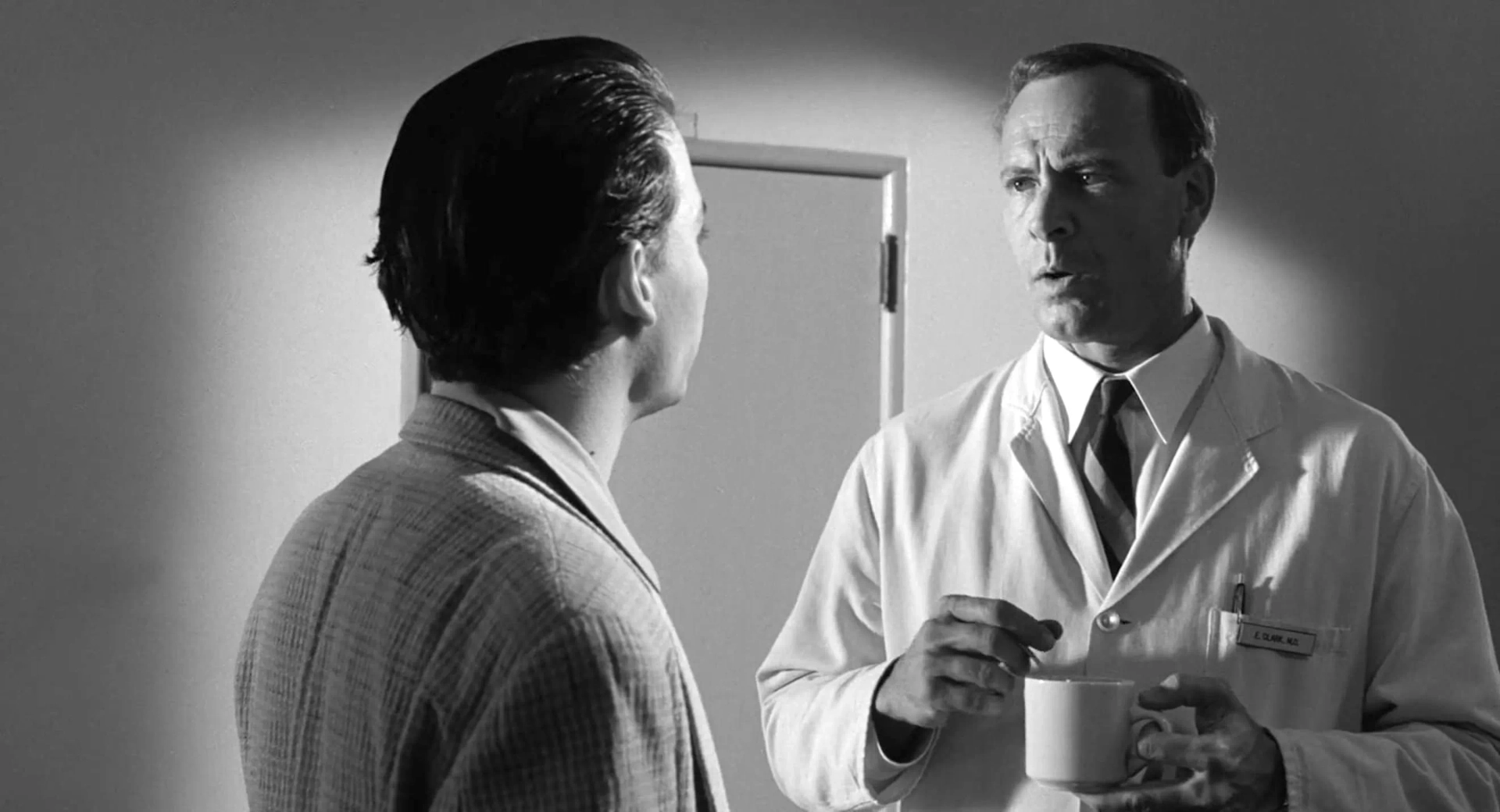 Johnny Depp and Ray Baker in Ed Wood (1994)
