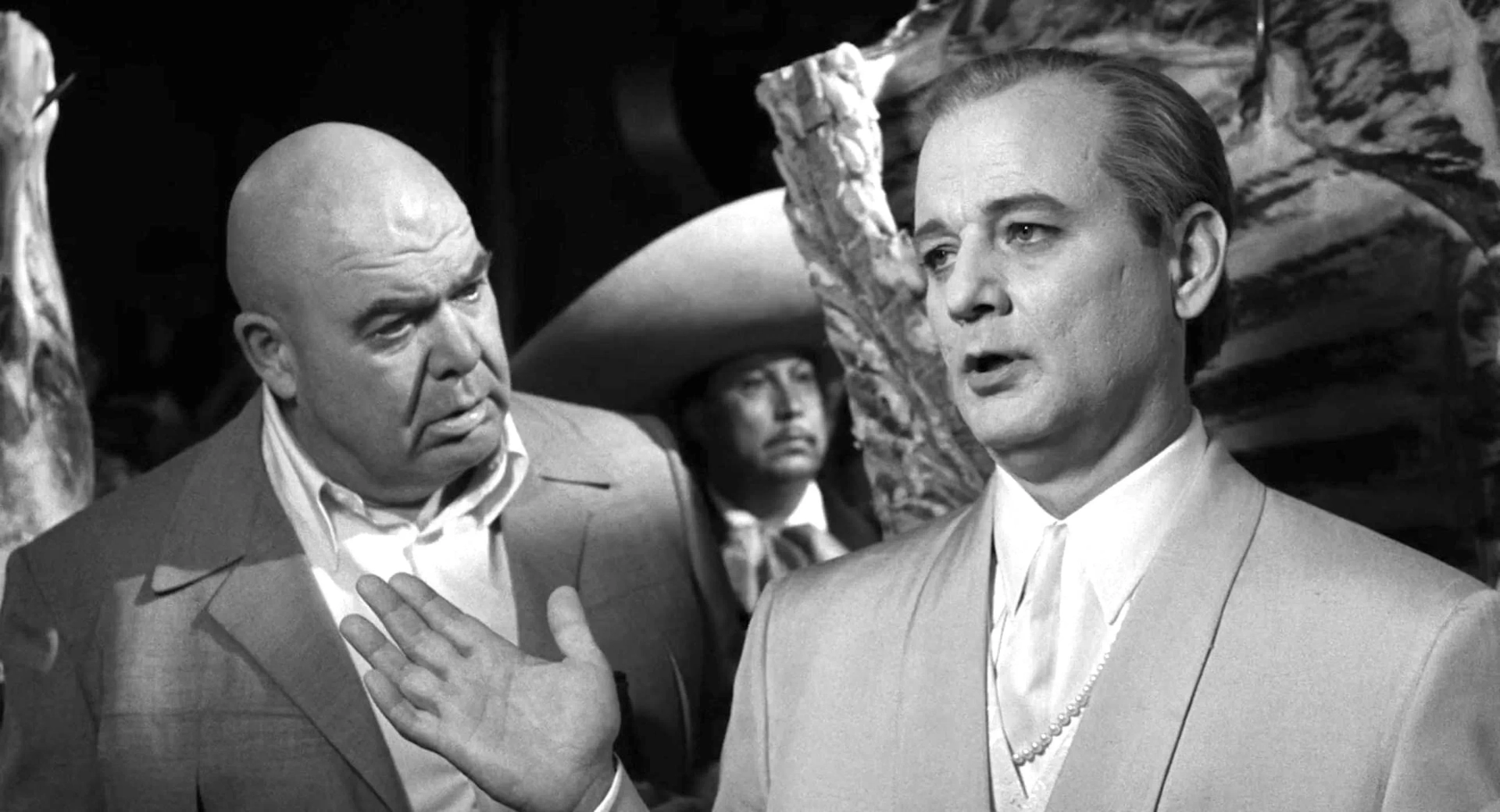 Bill Murray and George 'The Animal' Steele in Ed Wood (1994)