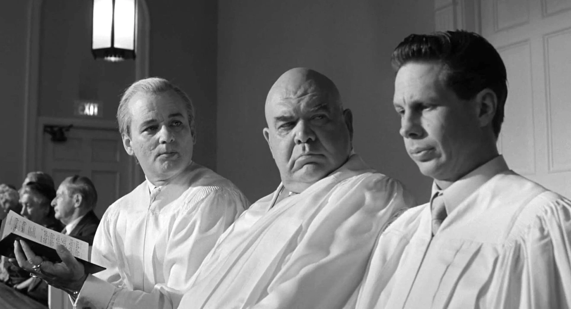 Bill Murray, Brent Hinkley, and George 'The Animal' Steele in Ed Wood (1994)
