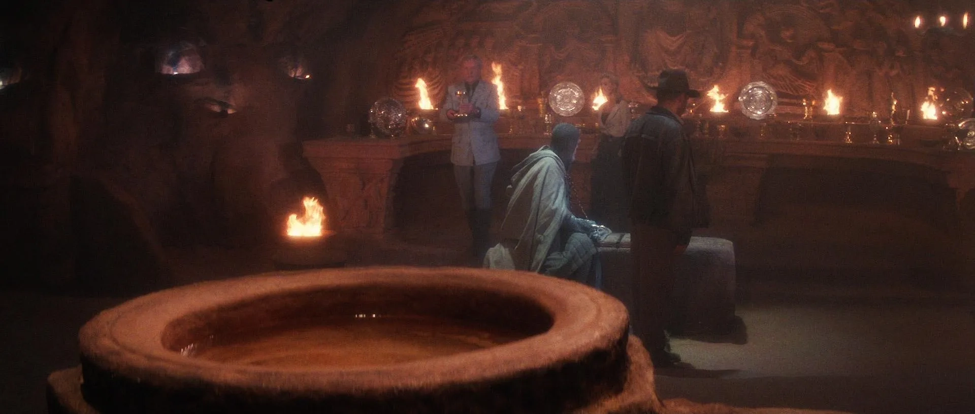 Harrison Ford, Julian Glover, and Alison Doody in Indiana Jones and the Last Crusade (1989)