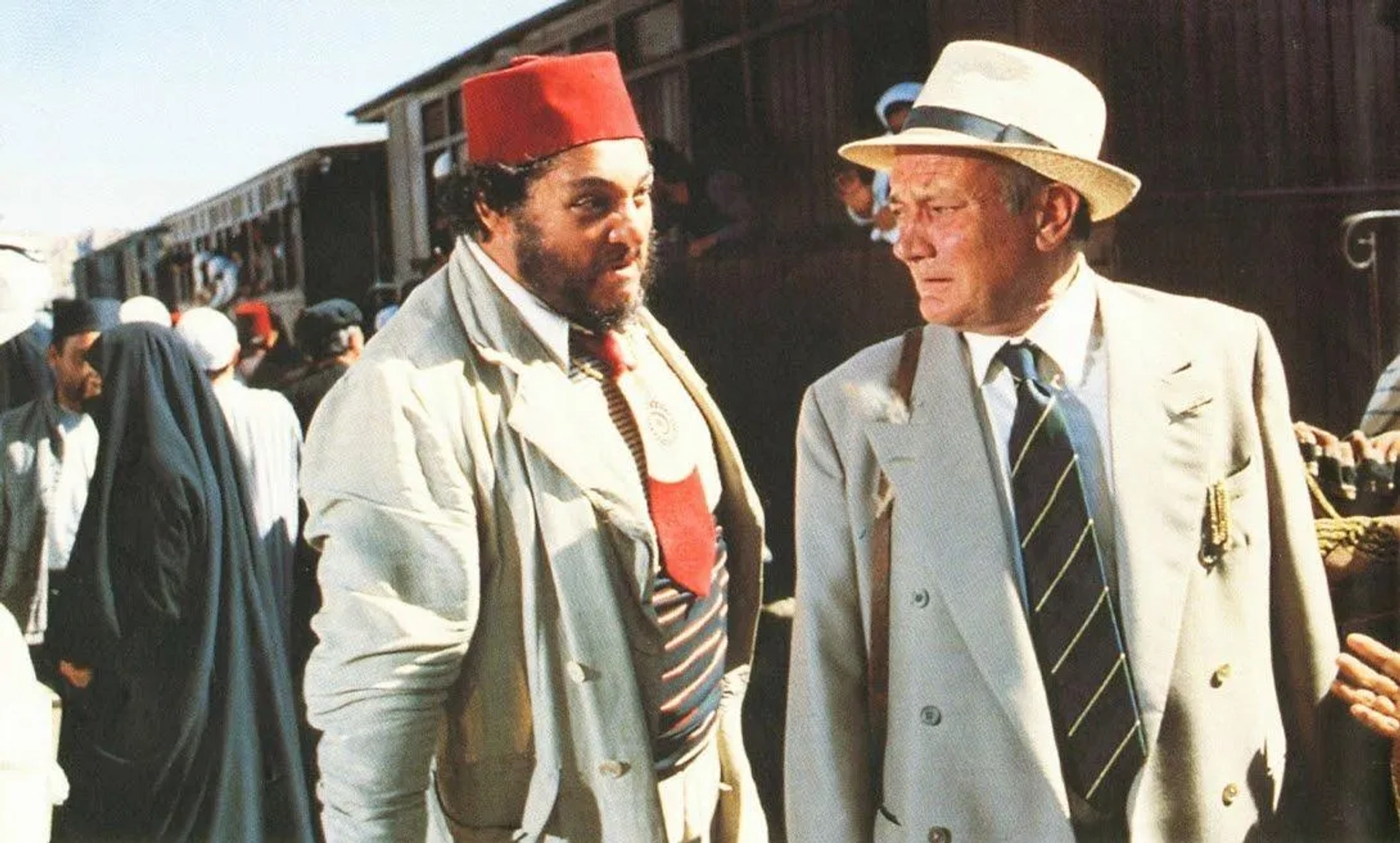 Denholm Elliott and John Rhys-Davies in Indiana Jones and the Last Crusade (1989)