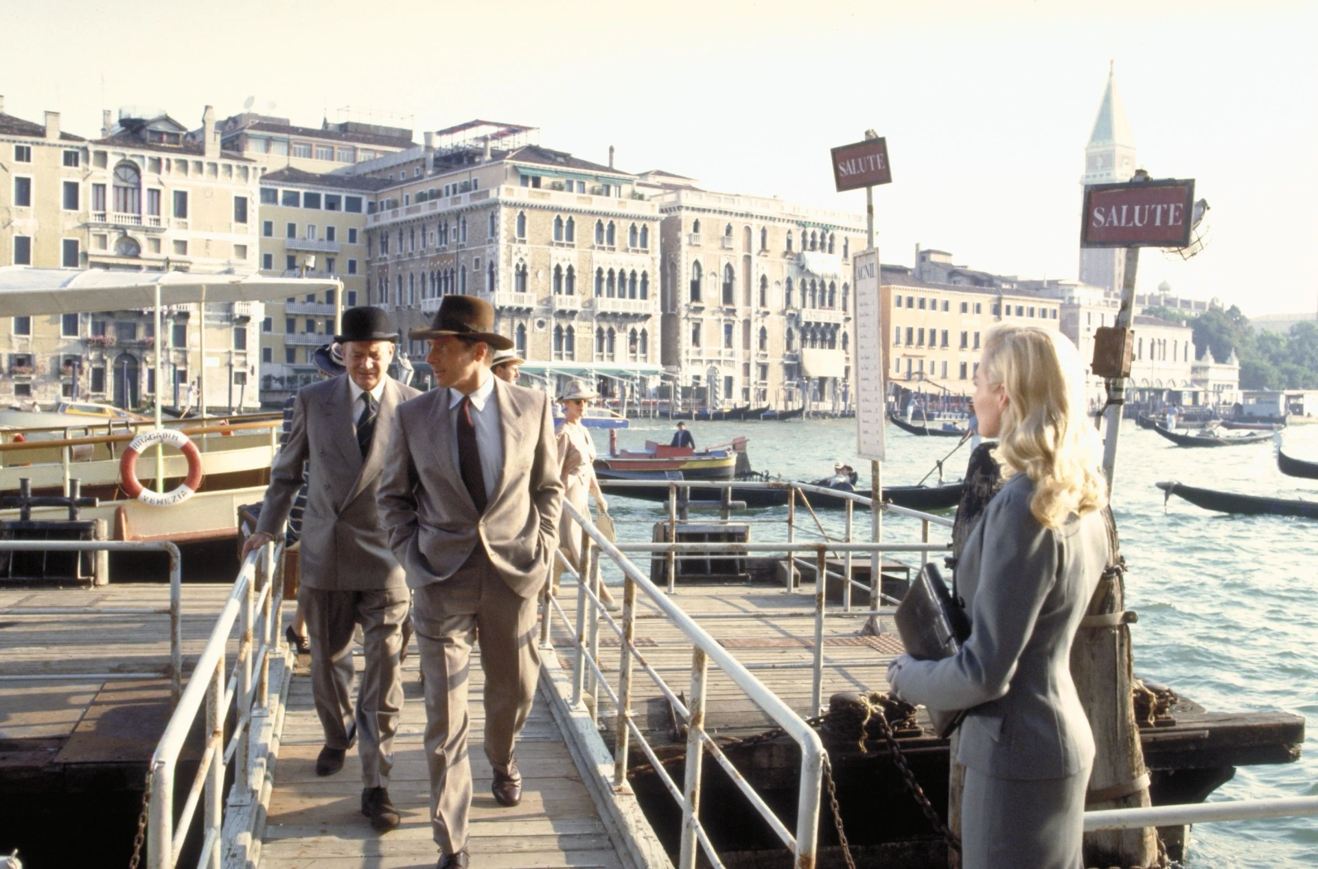 Harrison Ford, Denholm Elliott, and Alison Doody in Indiana Jones and the Last Crusade (1989)