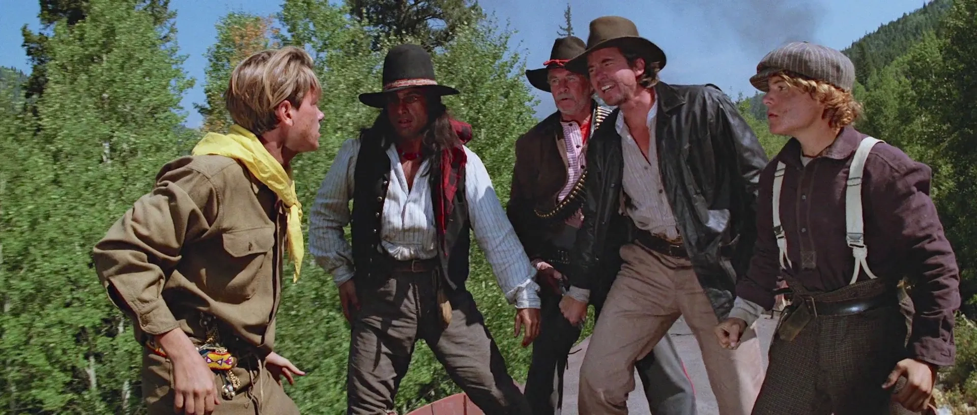 River Phoenix, Vince Deadrick Sr., Bradley Gregg, Jeff O'Haco, and Richard Young in Indiana Jones and the Last Crusade (1989)