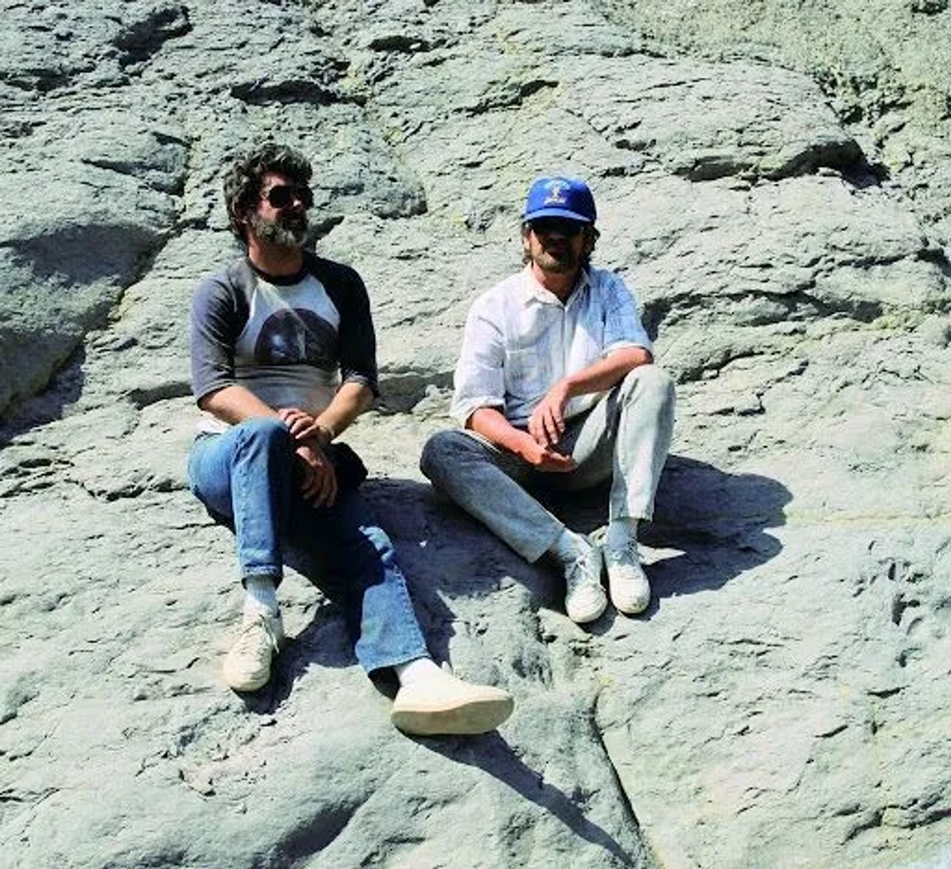 George Lucas and Steven Spielberg in Indiana Jones and the Last Crusade (1989)