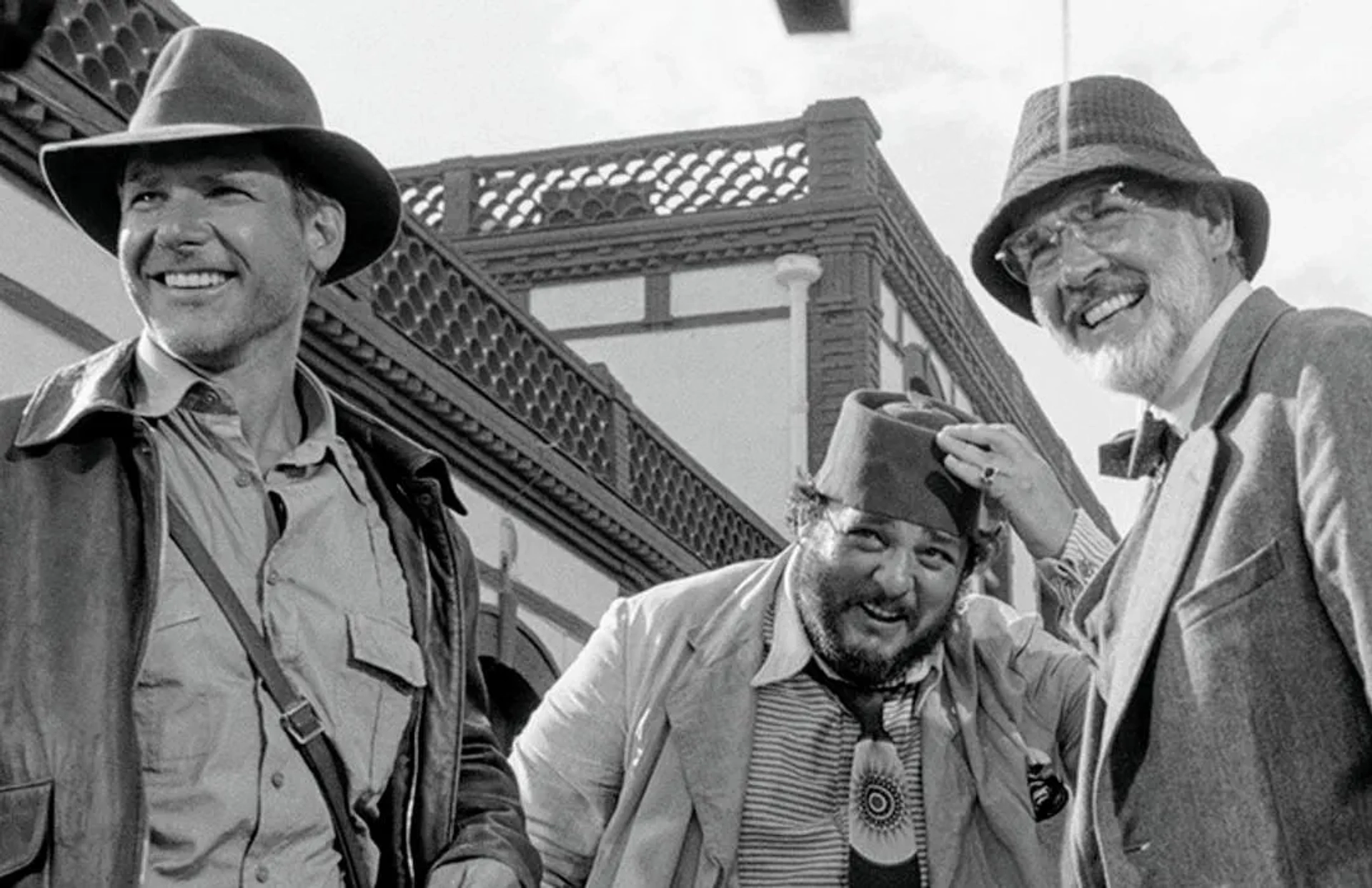 Sean Connery, Harrison Ford, and John Rhys-Davies in Indiana Jones and the Last Crusade (1989)