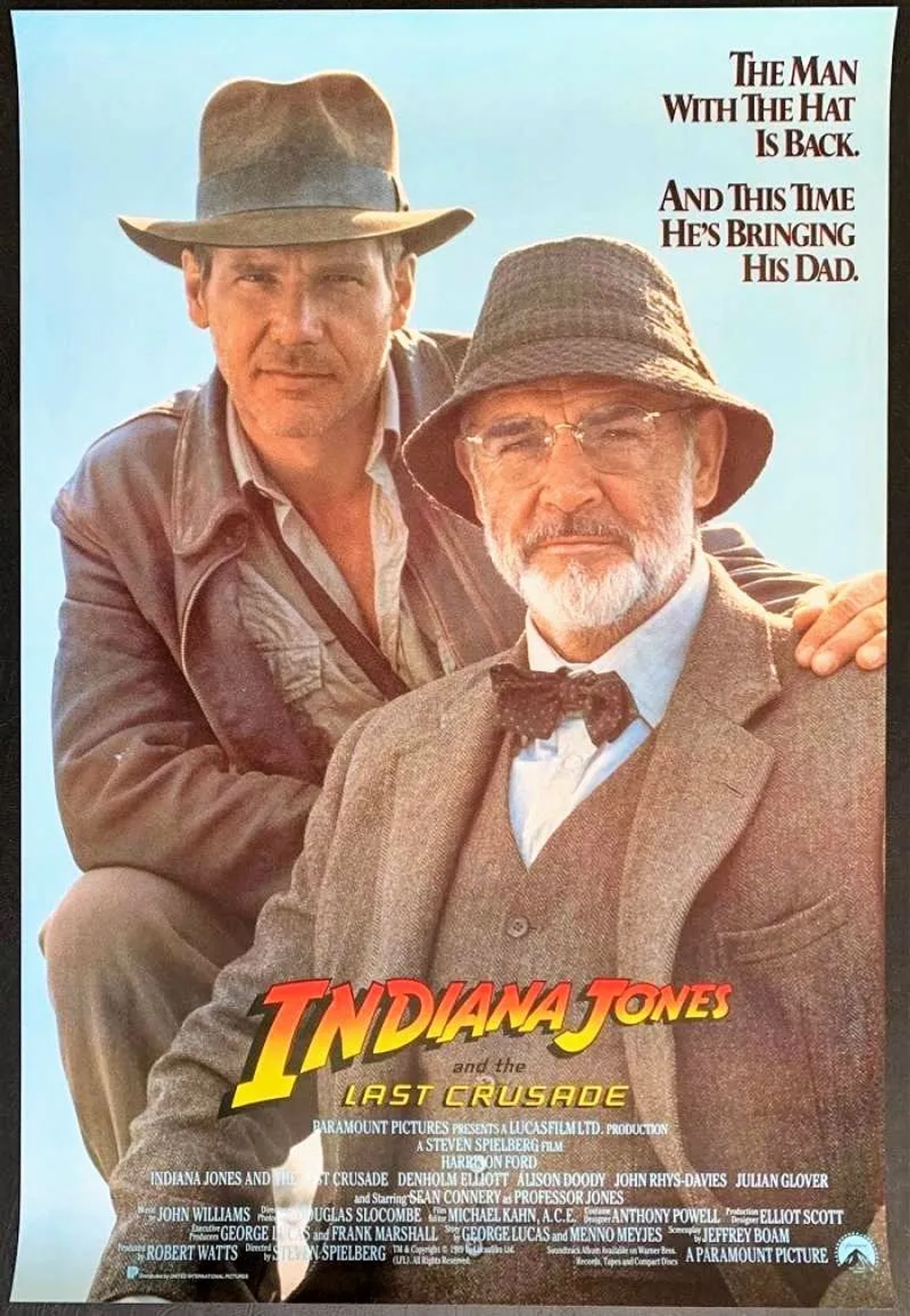 Sean Connery and Harrison Ford in Indiana Jones and the Last Crusade (1989)