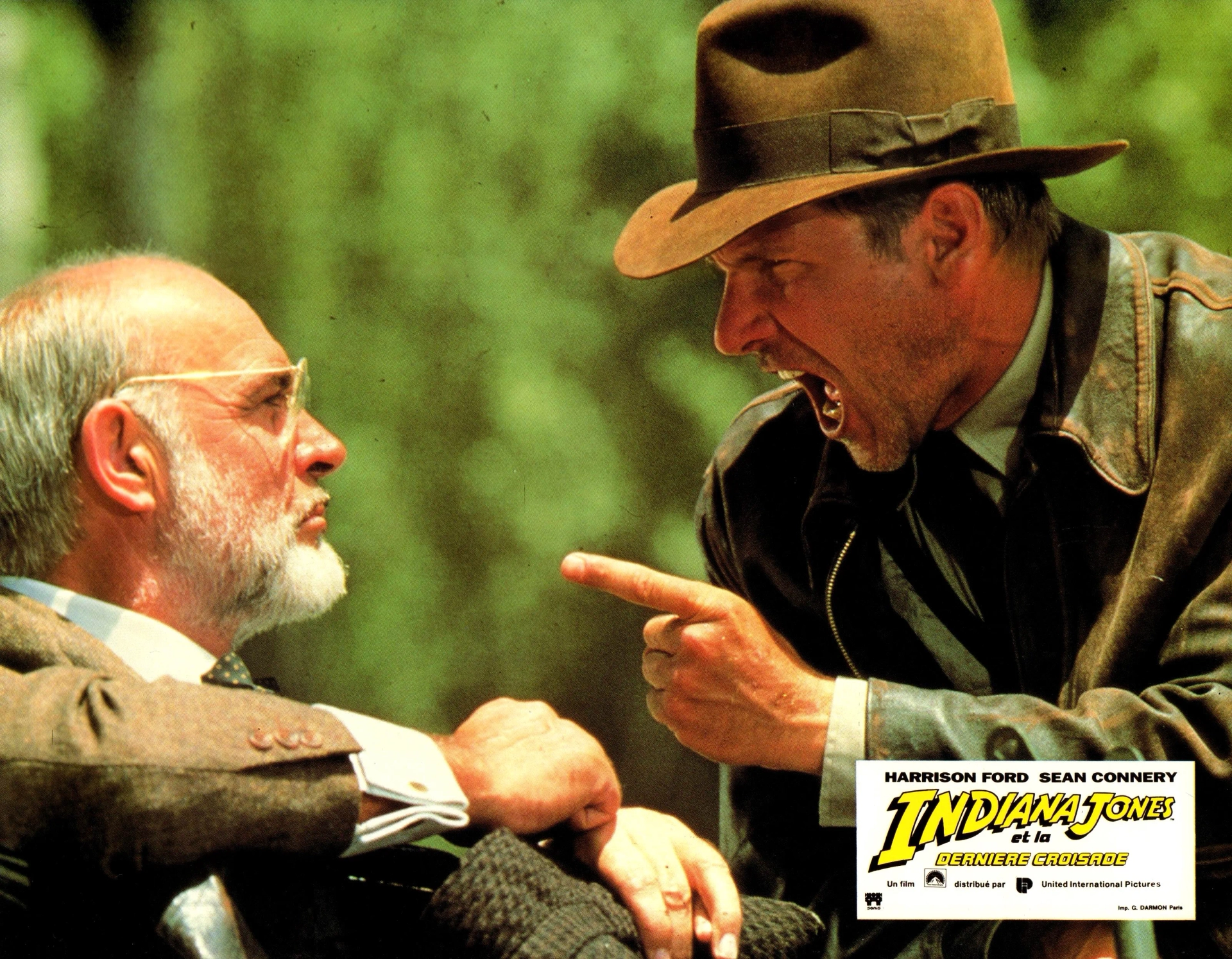 Sean Connery and Harrison Ford in Indiana Jones and the Last Crusade (1989)