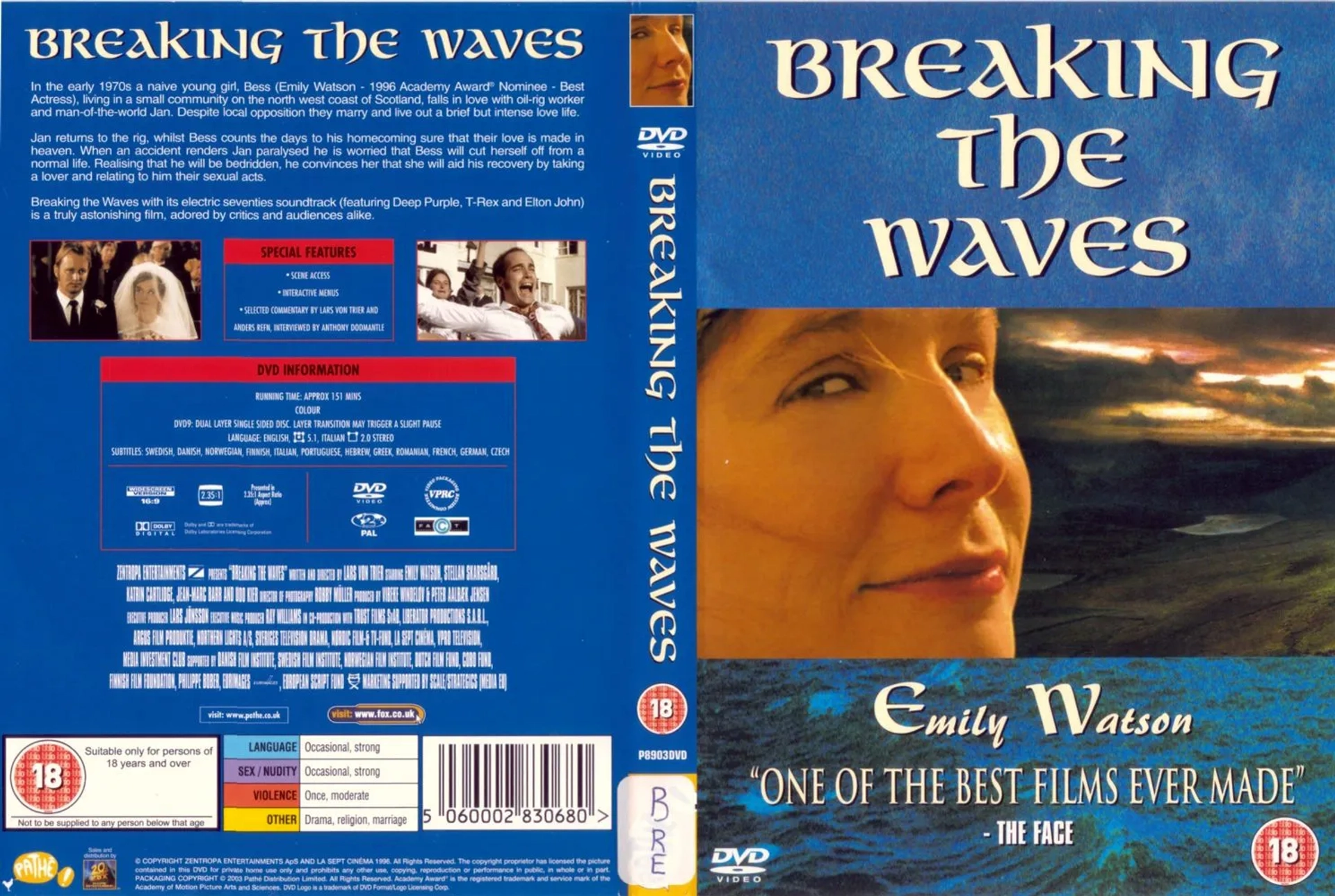 Emily Watson in Breaking the Waves (1996)