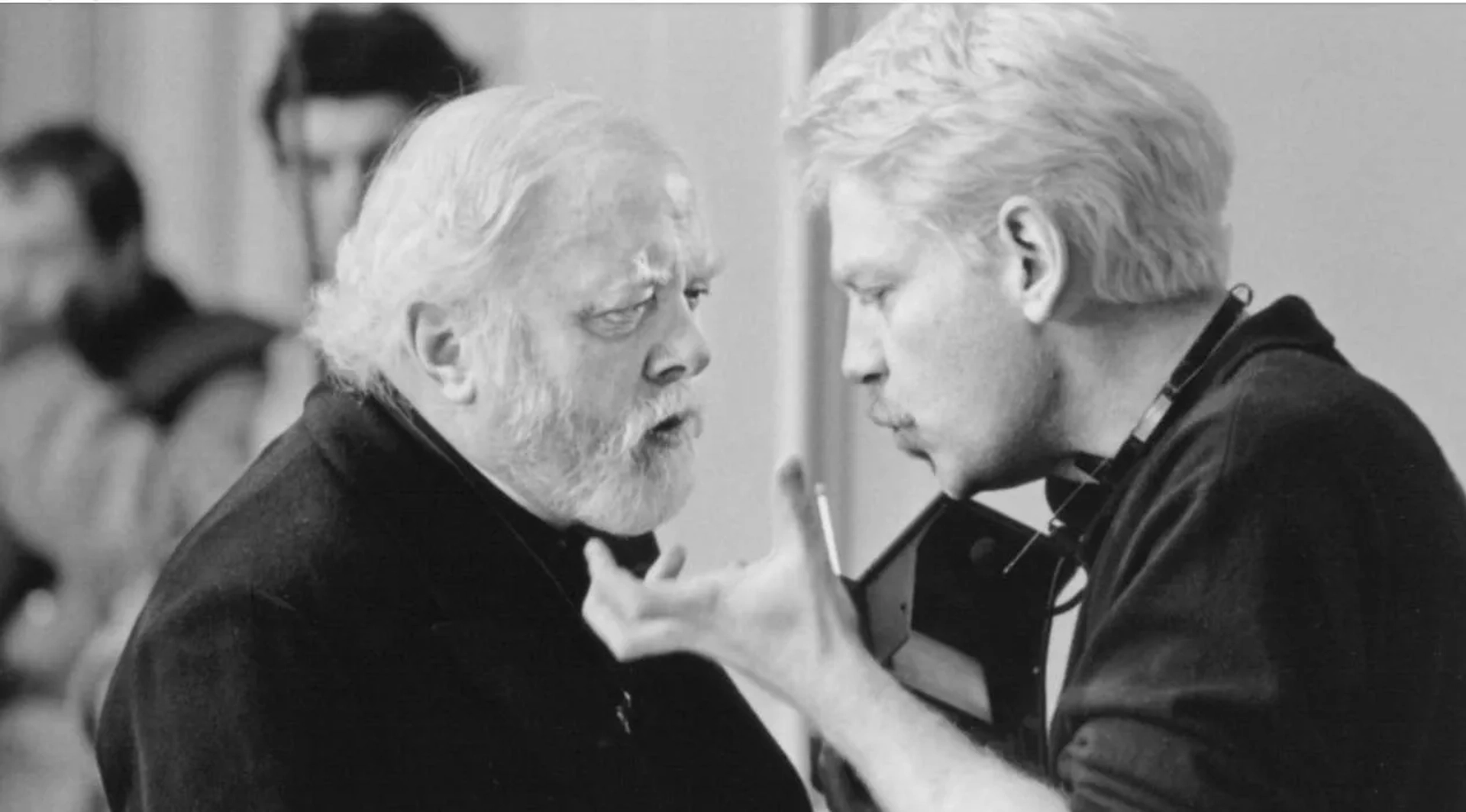 Kenneth Branagh and Richard Attenborough in Hamlet (1996)