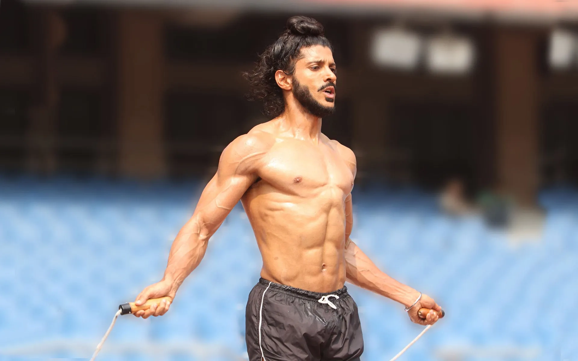 Farhan Akhtar in Bhaag Milkha Bhaag (2013)