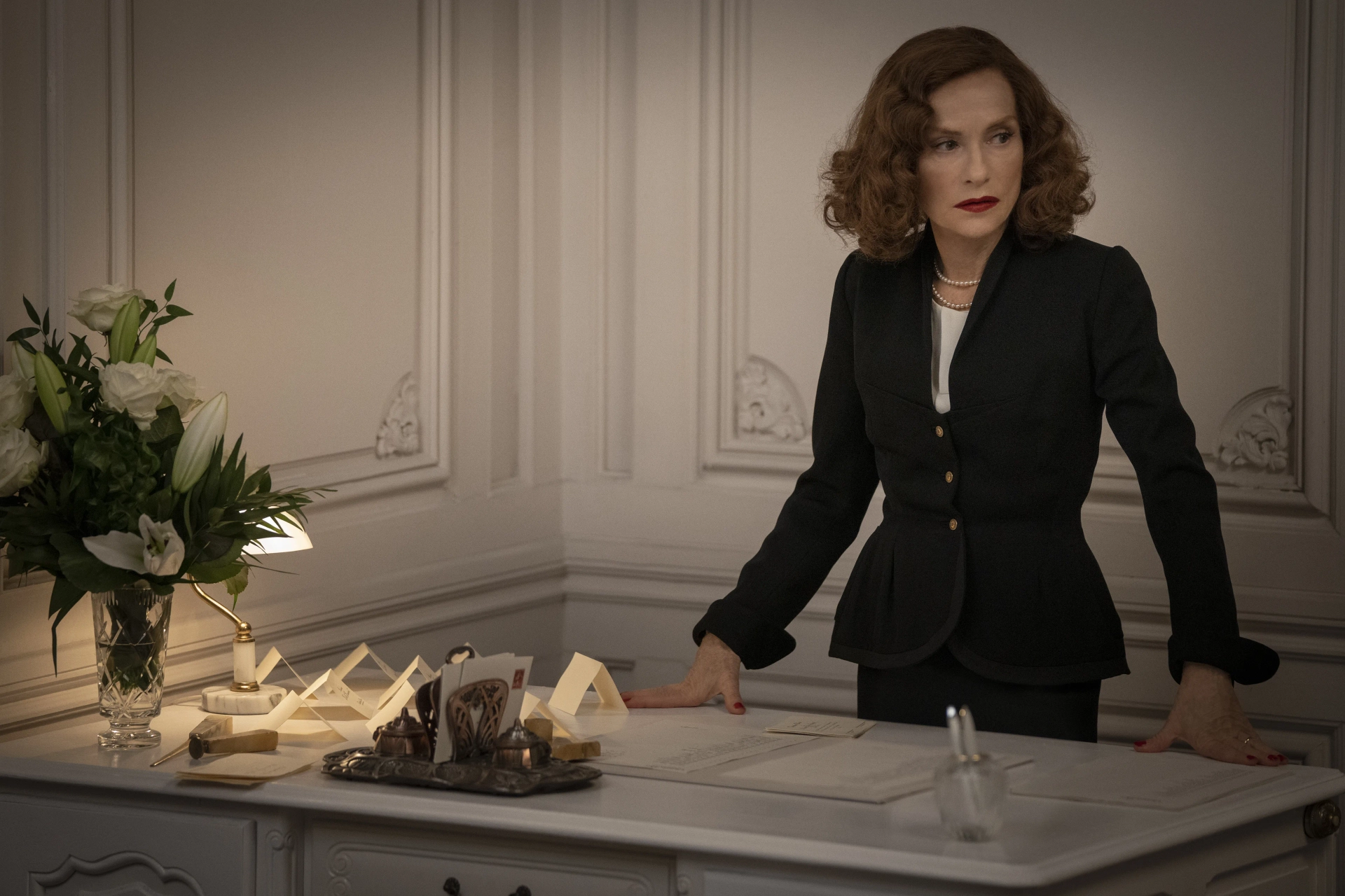 Isabelle Huppert in Mrs. Harris Goes to Paris (2022)