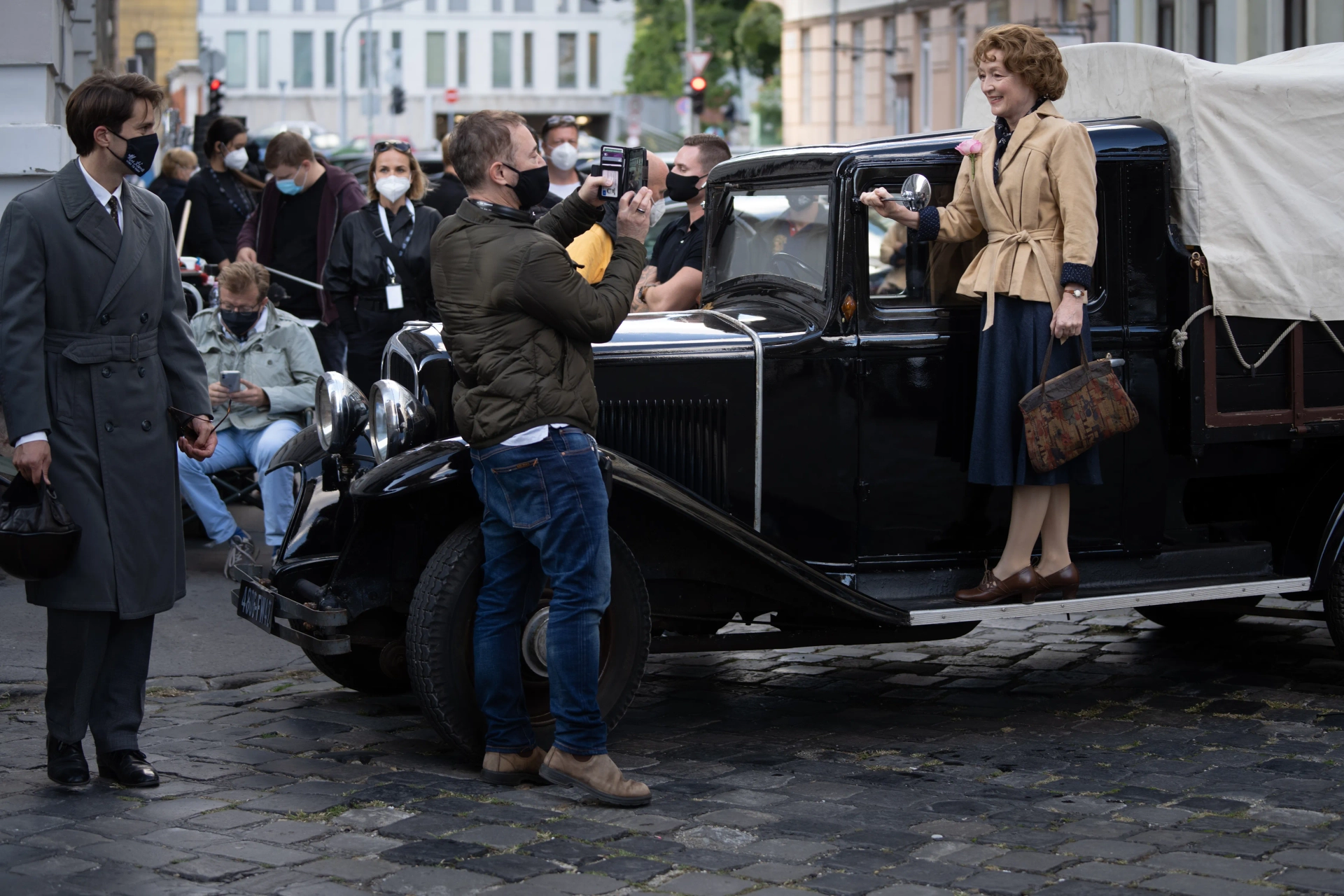 Lesley Manville in Mrs. Harris Goes to Paris (2022)