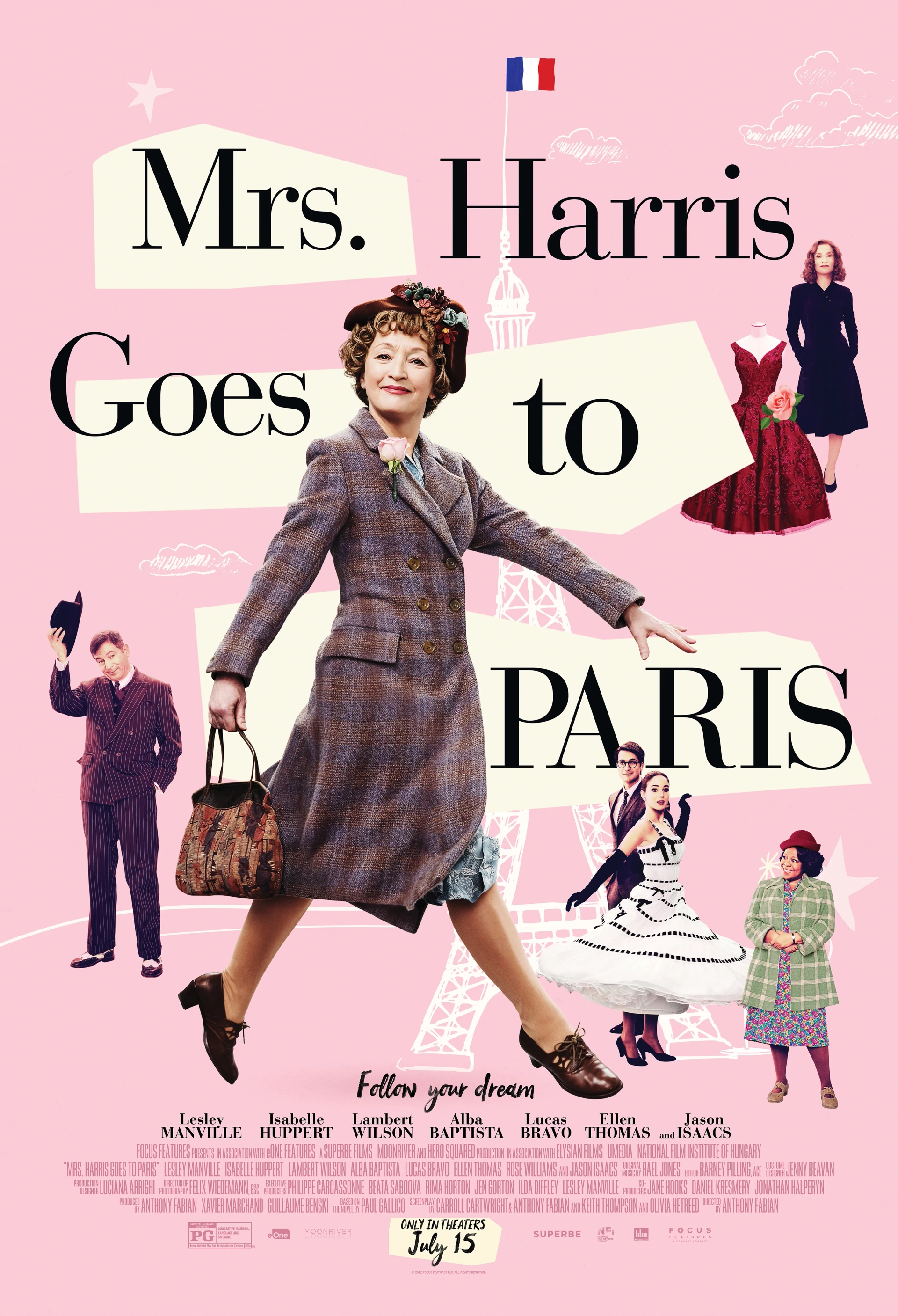 Lesley Manville in Mrs. Harris Goes to Paris (2022)