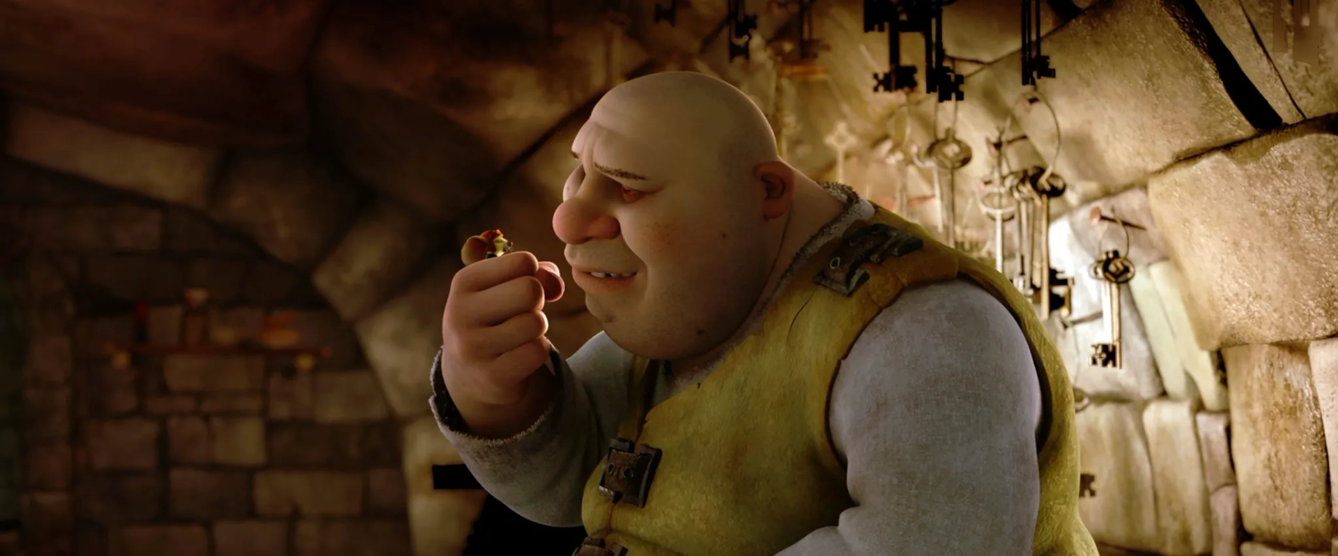 Matthew Broderick and Robbie Coltrane in The Tale of Despereaux (2008)