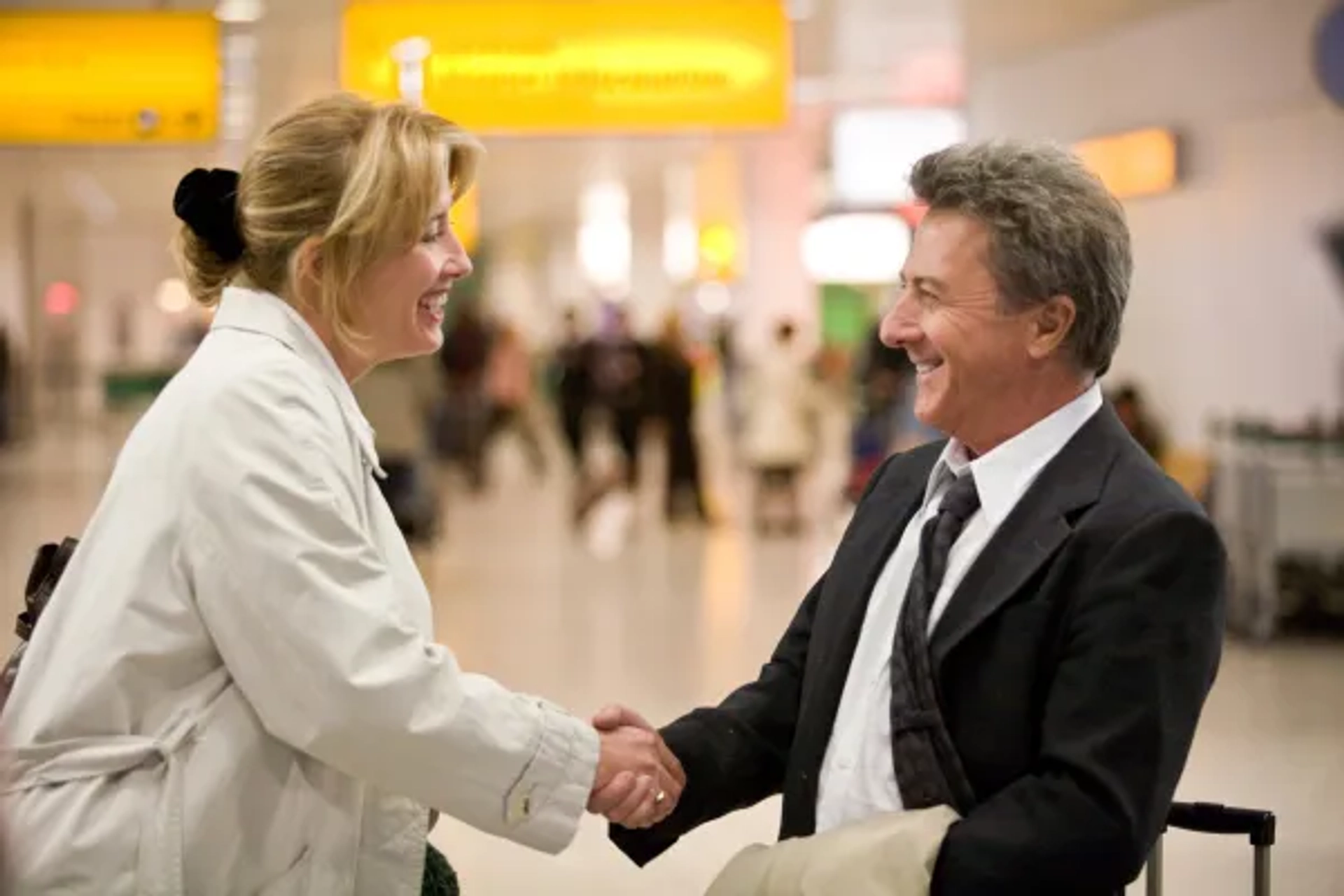 Dustin Hoffman and Emma Thompson in Last Chance Harvey (2008)