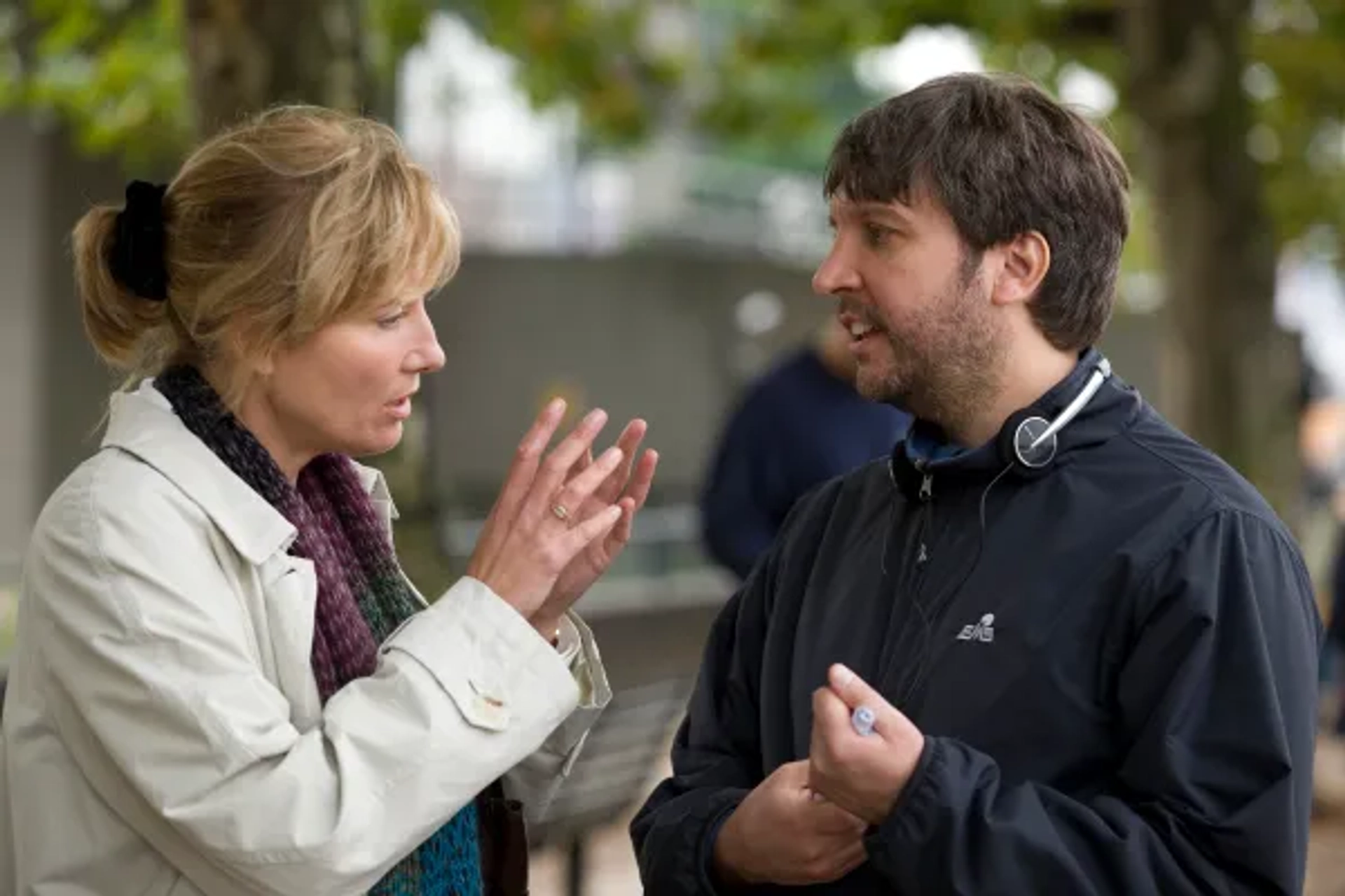 Emma Thompson and Joel Hopkins in Last Chance Harvey (2008)