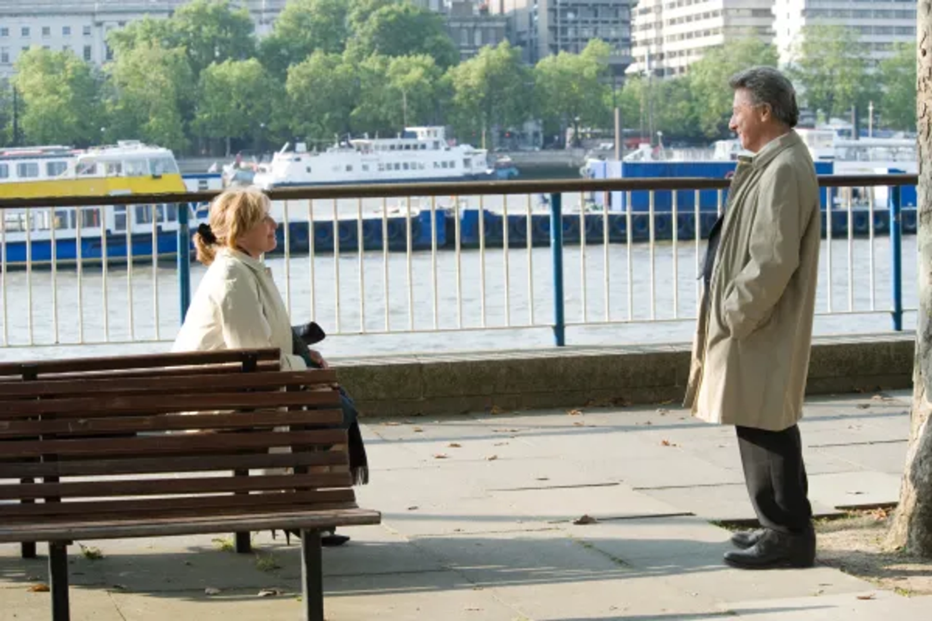 Dustin Hoffman and Emma Thompson in Last Chance Harvey (2008)