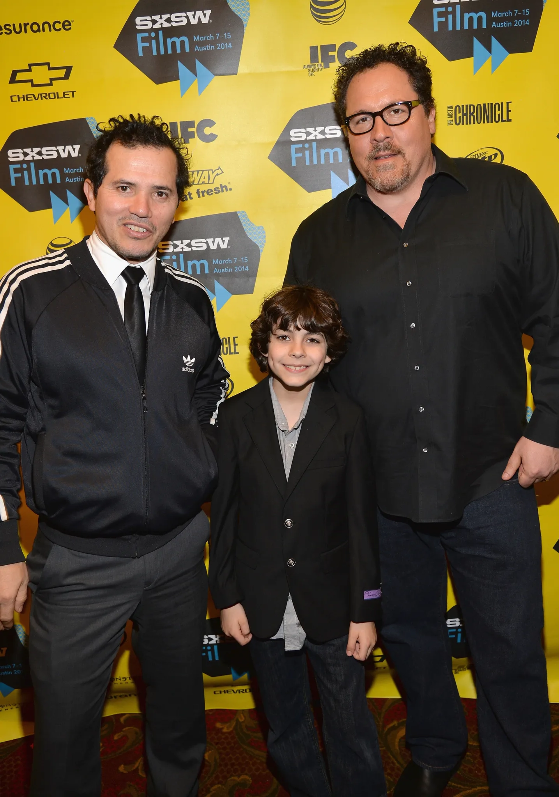 John Leguizamo, Jon Favreau, and Emjay Anthony at an event for Chef (2014)