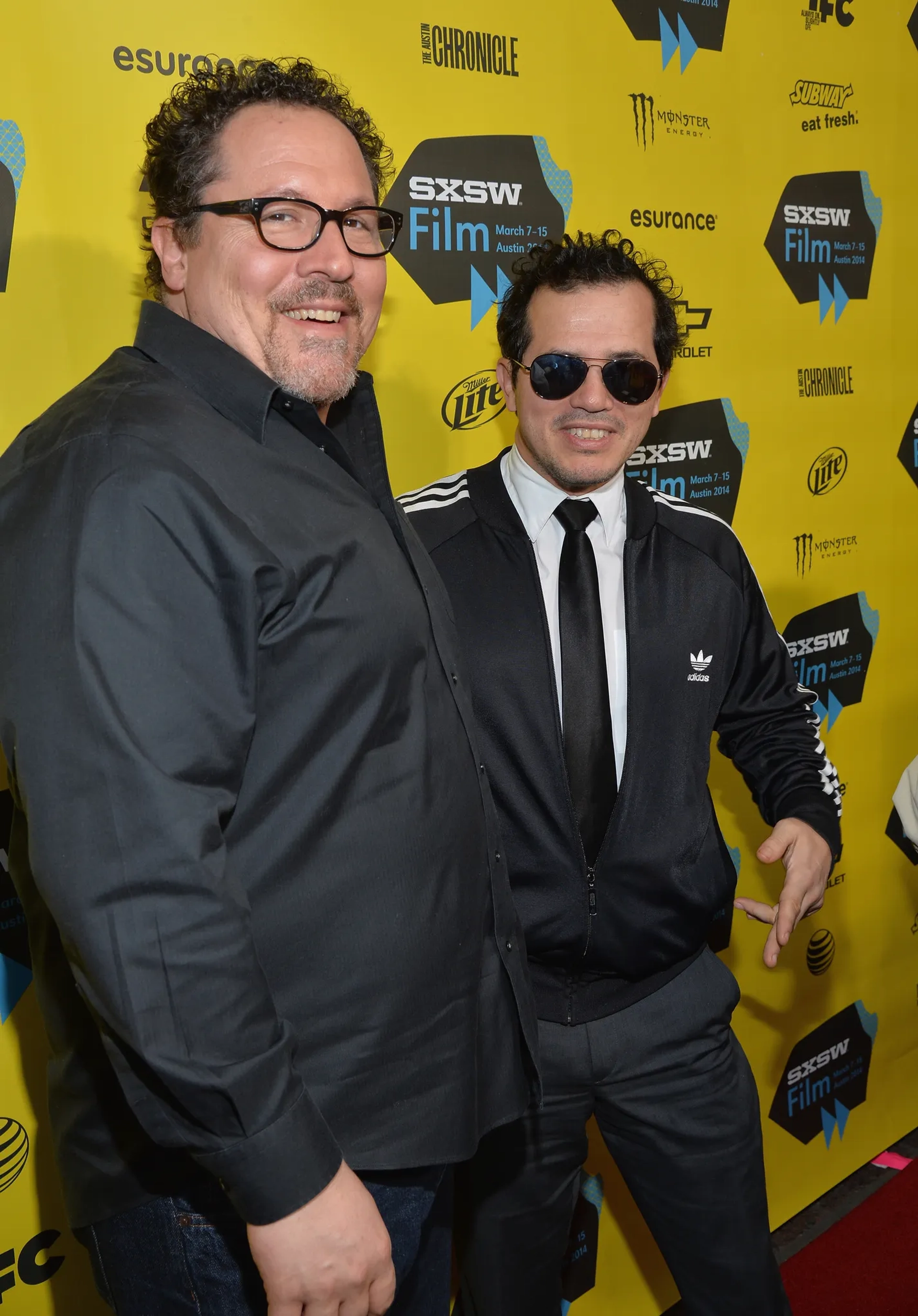 John Leguizamo and Jon Favreau at an event for Chef (2014)