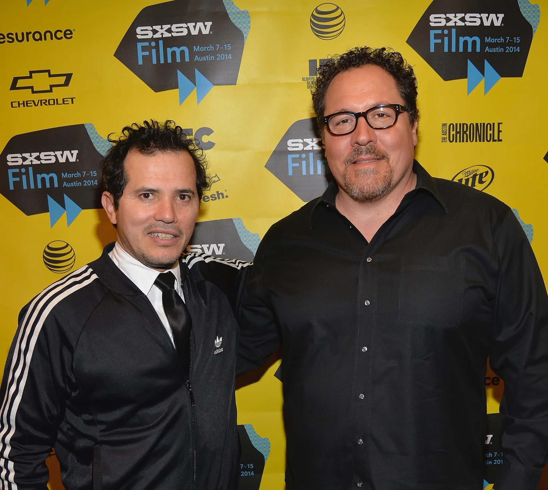 John Leguizamo and Jon Favreau at an event for Chef (2014)