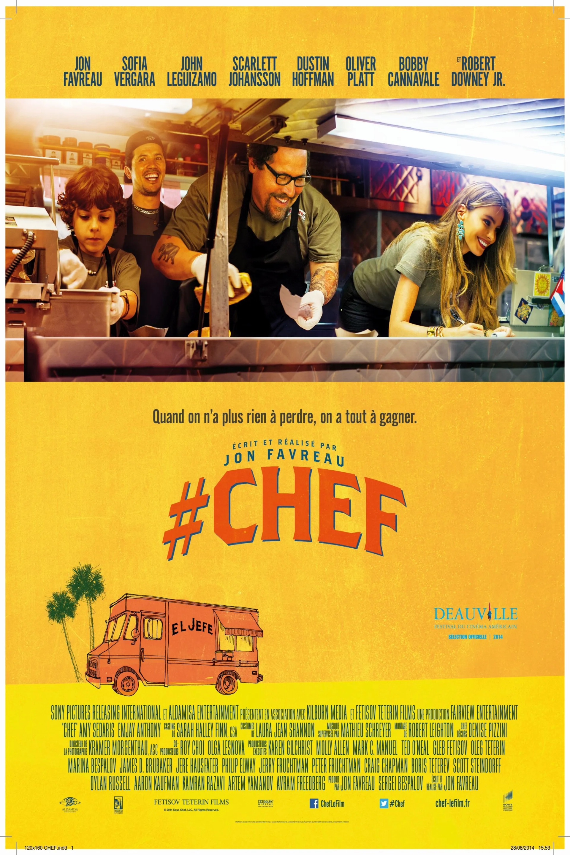 John Leguizamo, Sofía Vergara, Jon Favreau, and Emjay Anthony in Chef (2014)