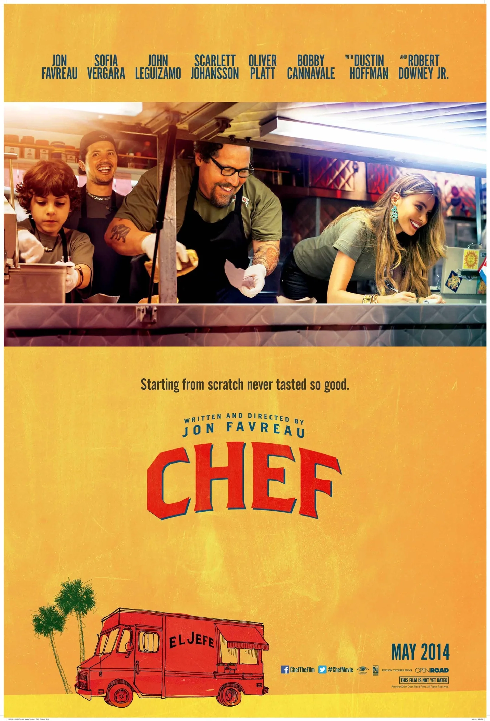 John Leguizamo, Sofía Vergara, Jon Favreau, and Emjay Anthony in Chef (2014)