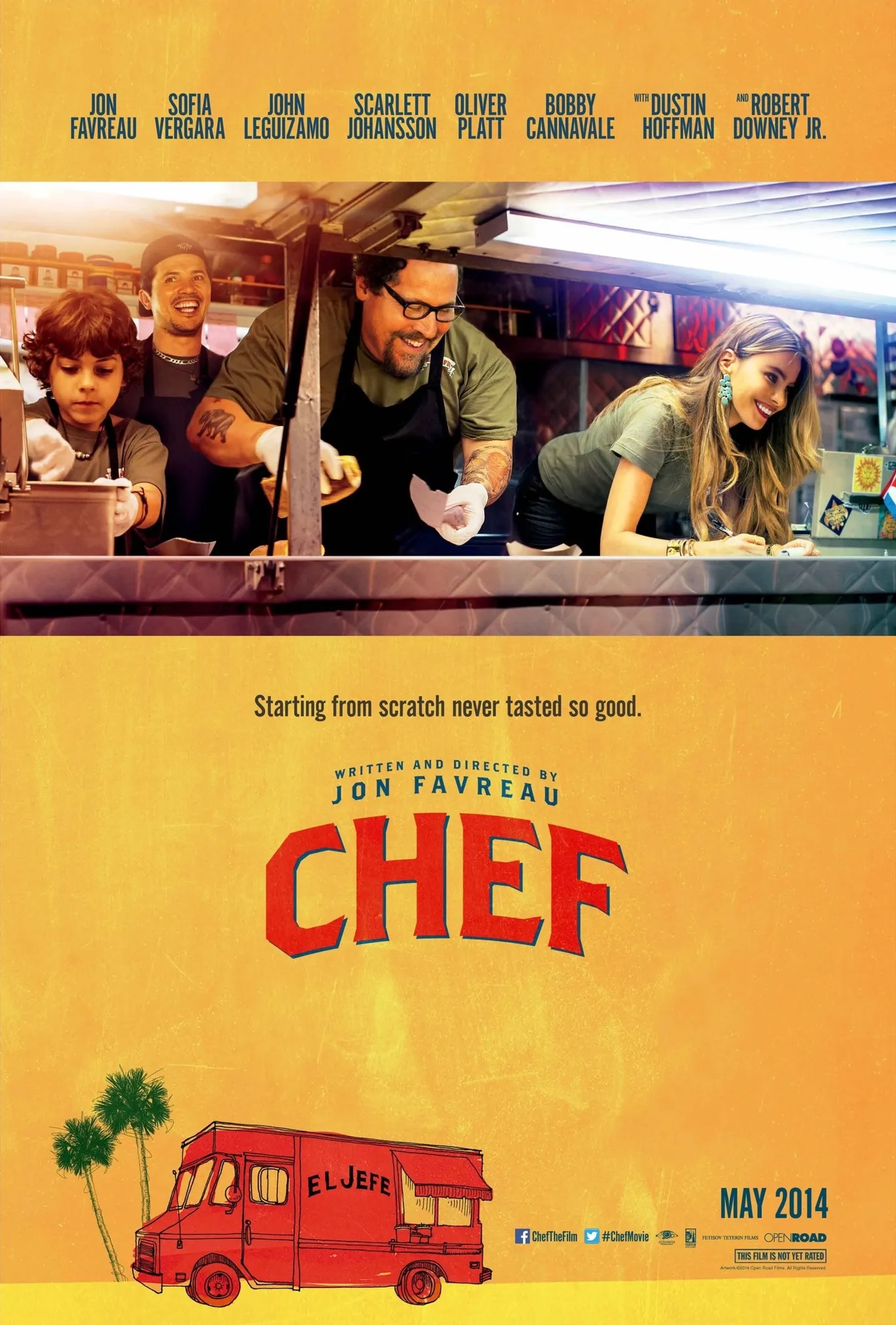 John Leguizamo, Sofía Vergara, Jon Favreau, and Emjay Anthony in Chef (2014)