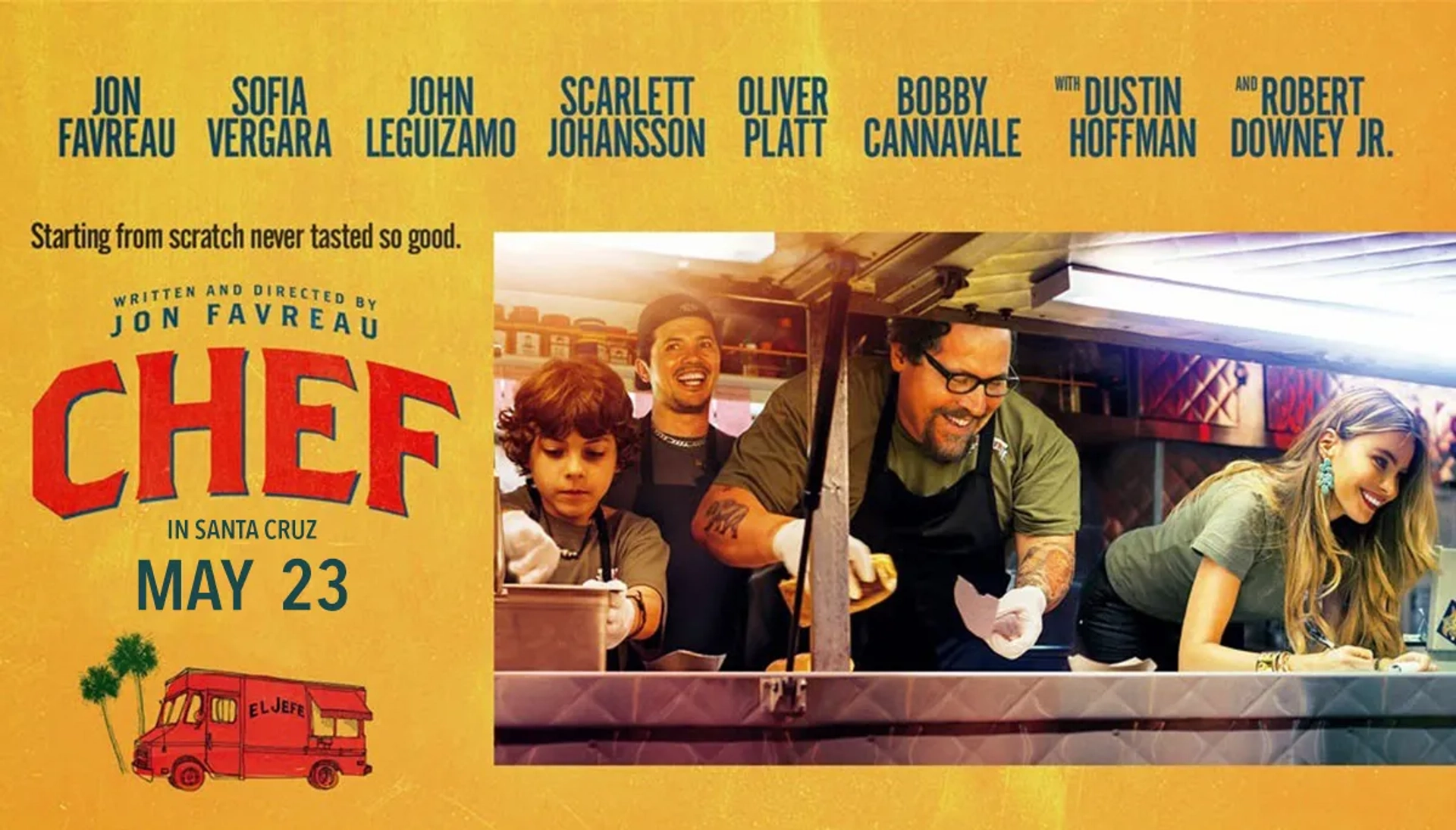 John Leguizamo, Sofía Vergara, Jon Favreau, and Emjay Anthony in Chef (2014)