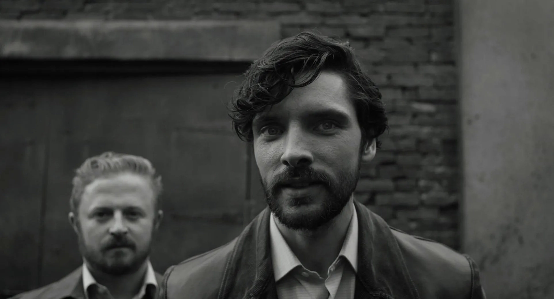 Conor MacNeill and Colin Morgan in Belfast (2021)