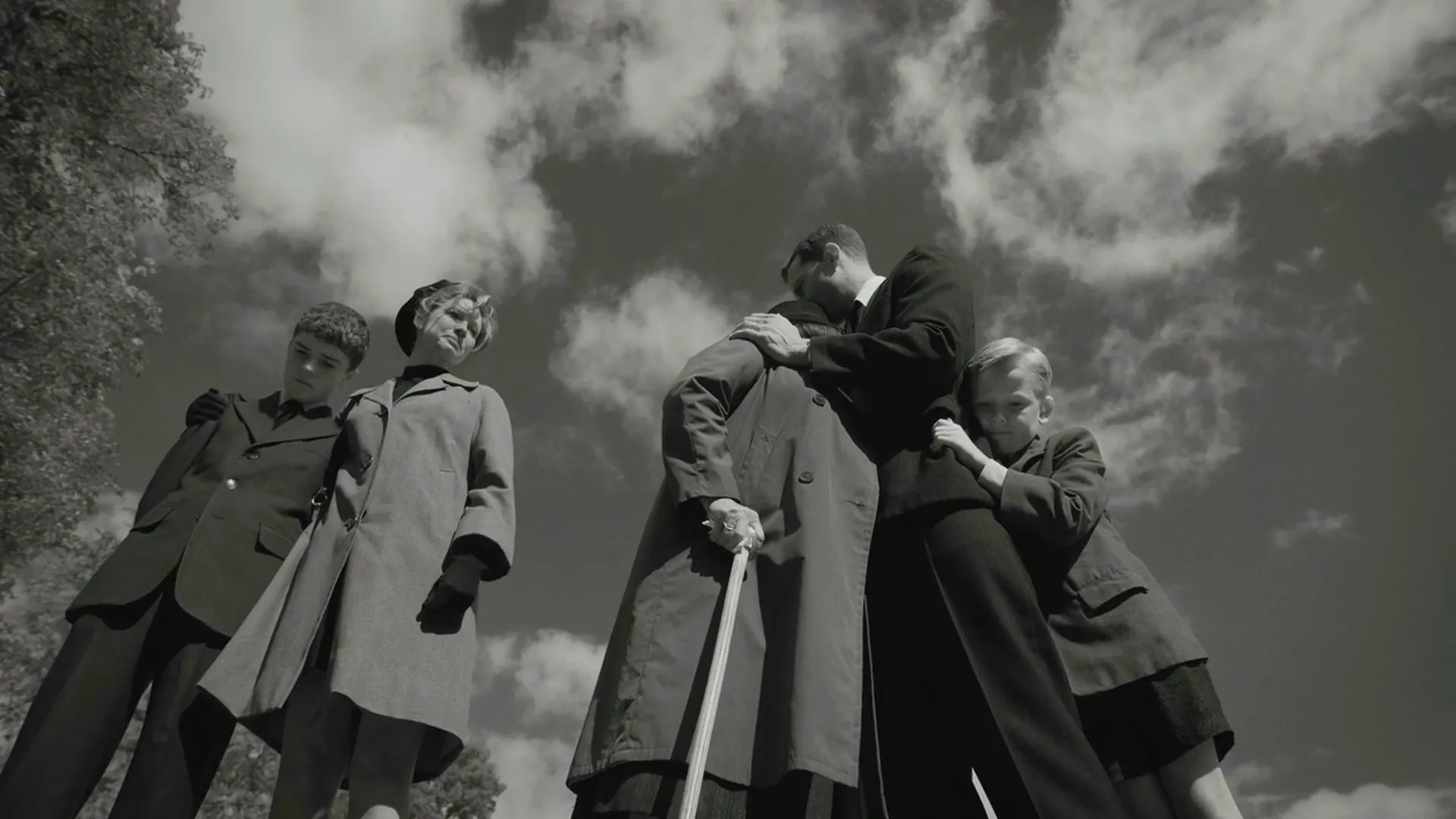 Judi Dench, Caitríona Balfe, and Jamie Dornan in Belfast (2021)