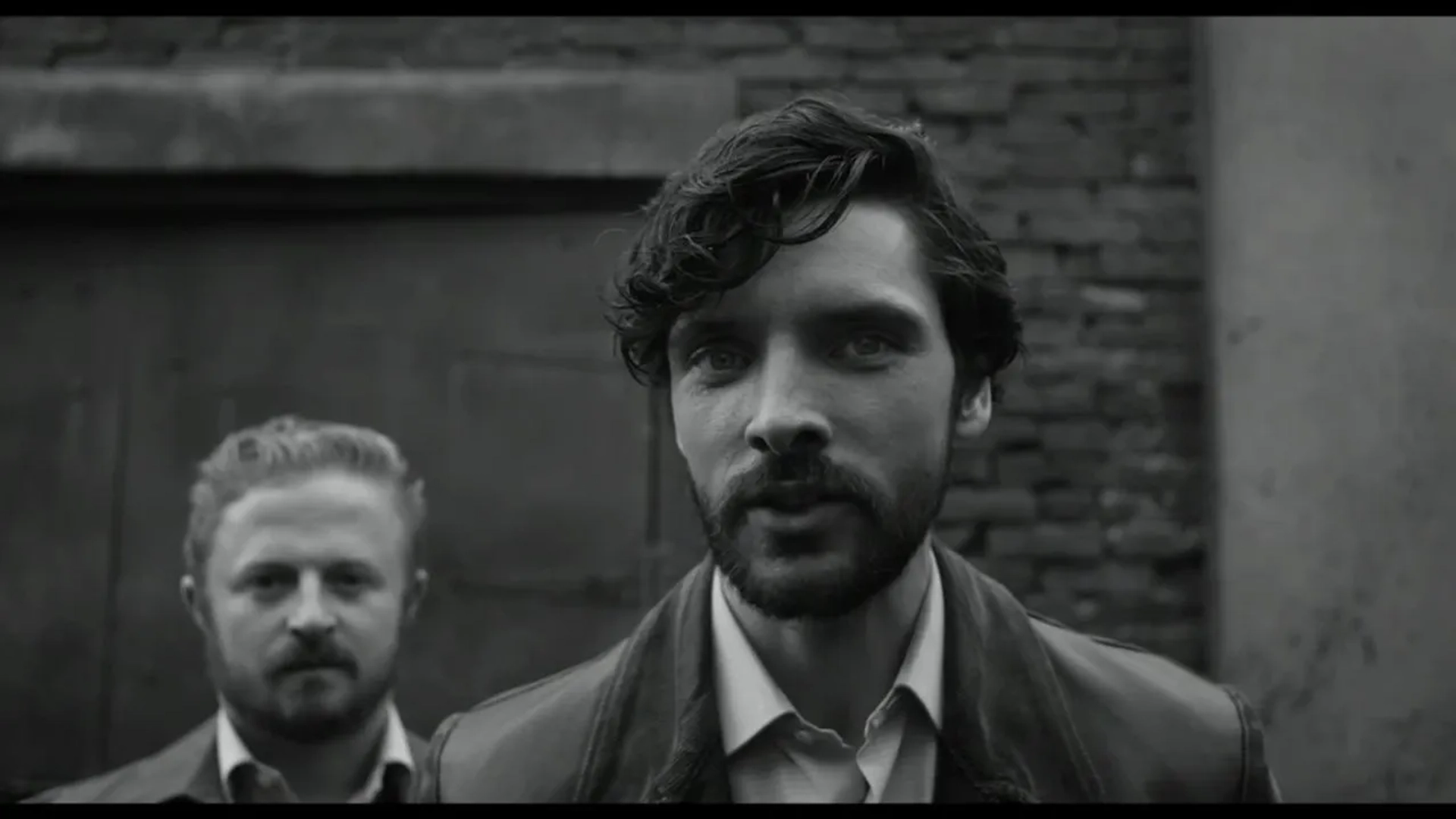 Conor MacNeill and Colin Morgan in Belfast (2021)