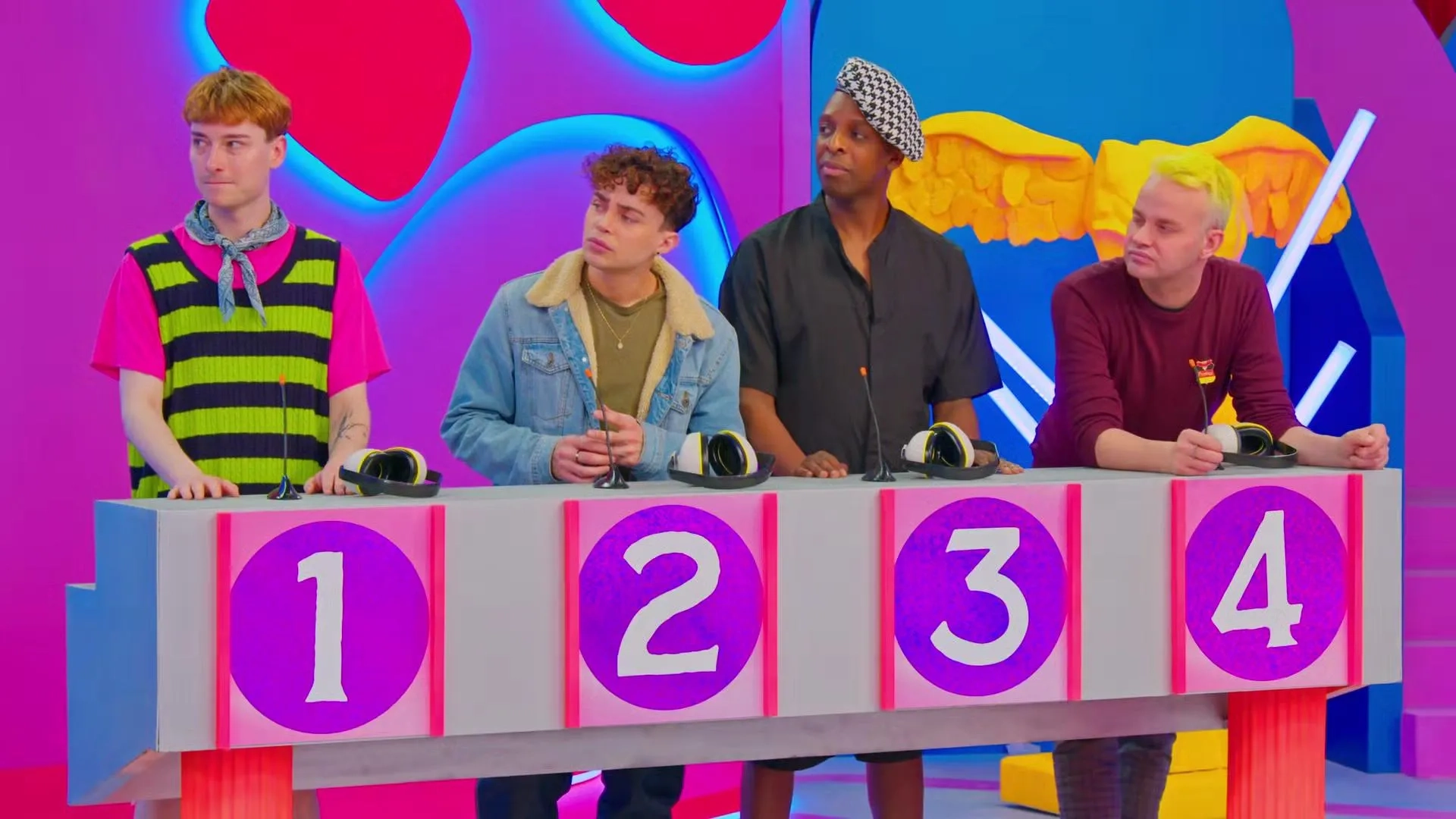Kelly Heelton, Nikita Vegaz, Yvonne Nightstand, and Victoria Shakespears in Drag Race Germany (2023)
