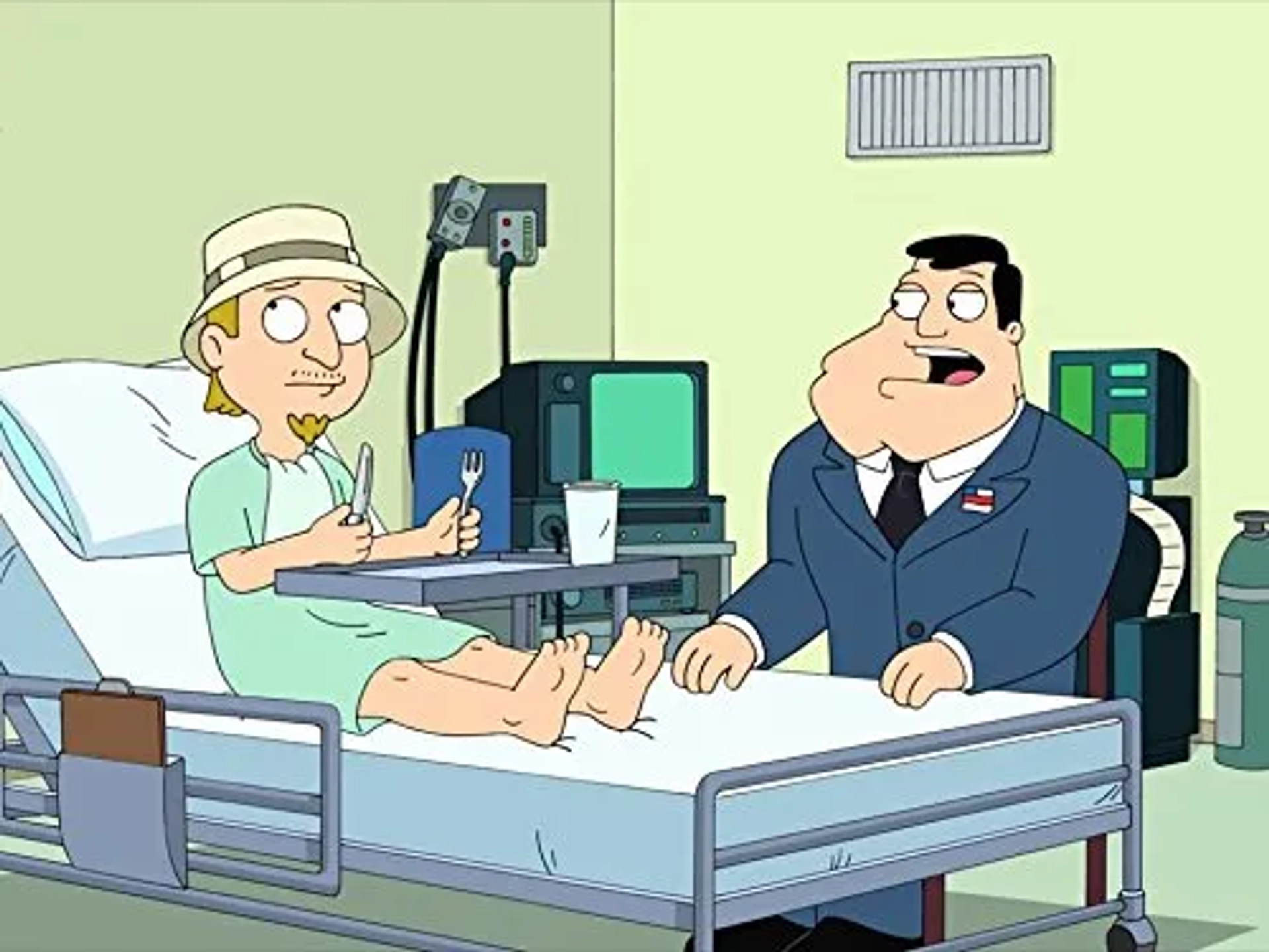 Jeff Fischer and Seth MacFarlane in American Dad! (2005)