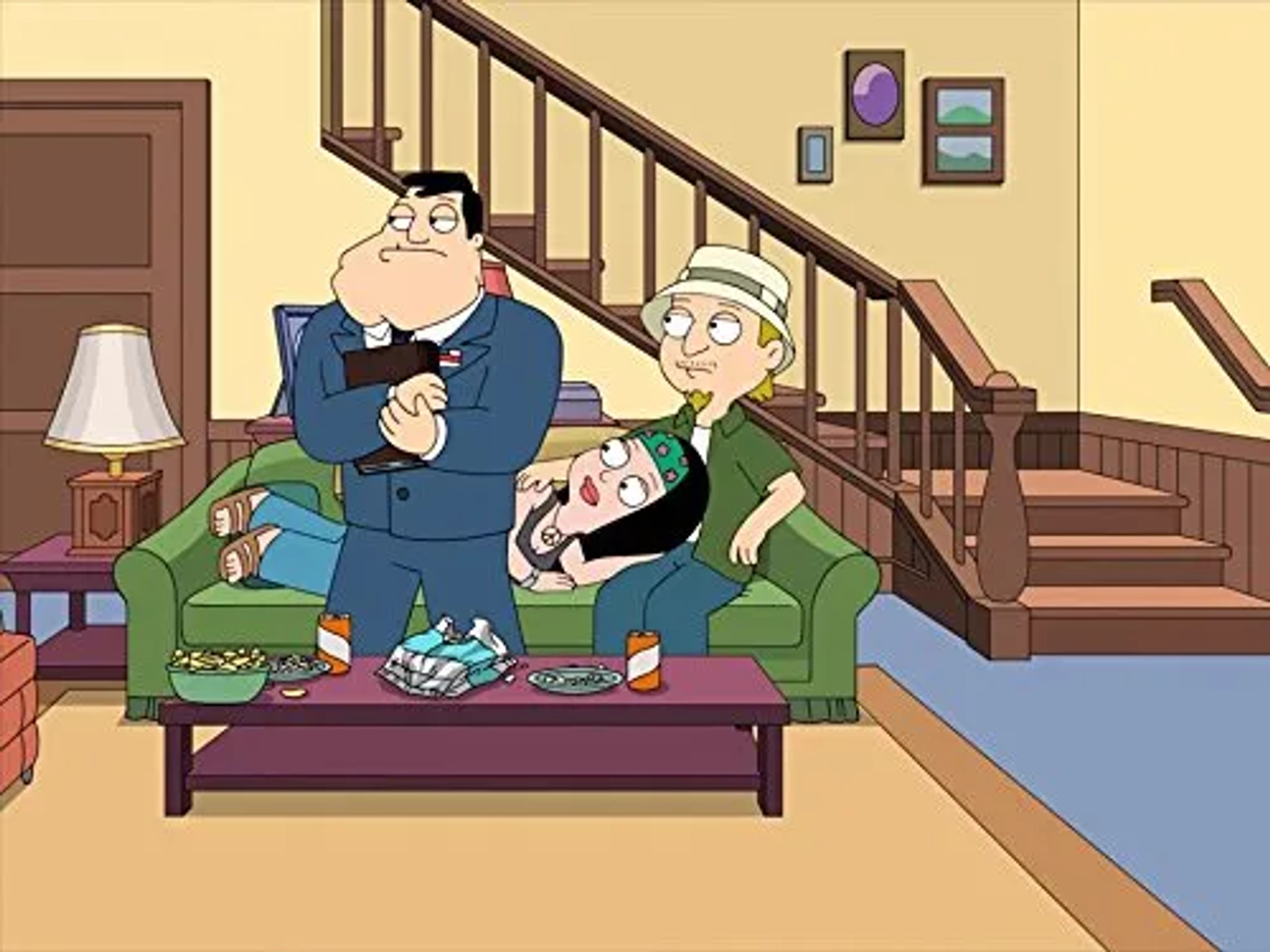 Jeff Fischer, Seth MacFarlane, and Rachael MacFarlane in American Dad! (2005)