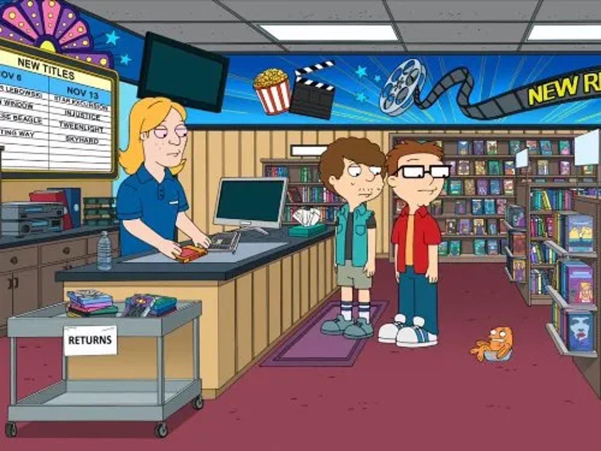 Curtis Armstrong, Dee Bradley Baker, and Scott Grimes in American Dad! (2005)