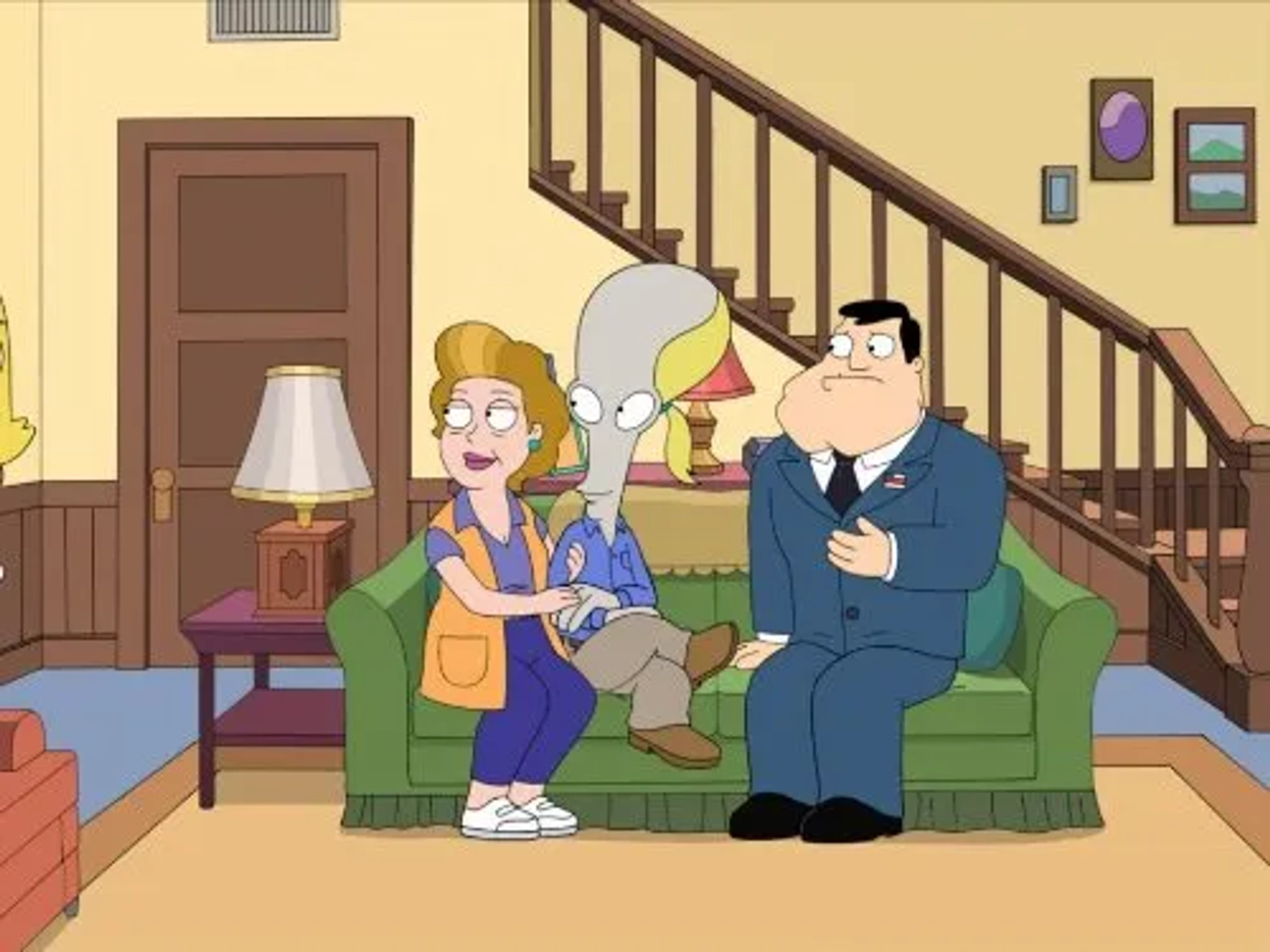 Swoosie Kurtz and Seth MacFarlane in American Dad! (2005)