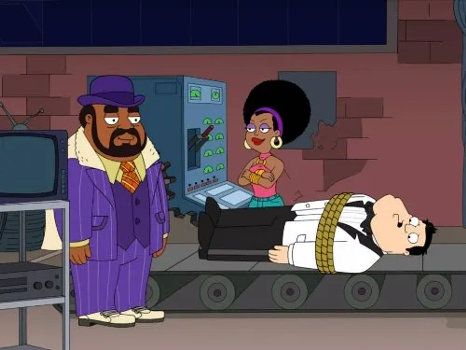 Seth MacFarlane and Kevin Michael Richardson in American Dad! (2005)