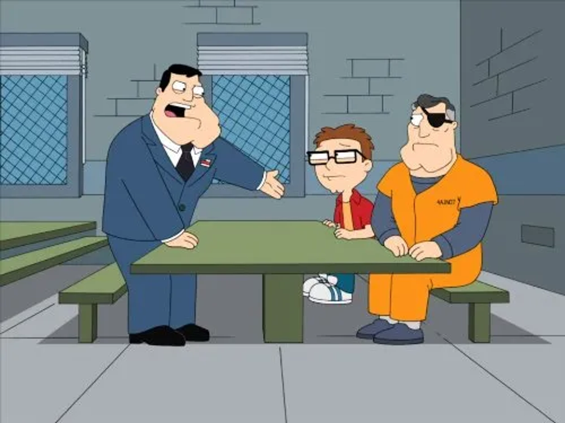 Scott Grimes, Daran Norris, and Seth MacFarlane in American Dad! (2005)