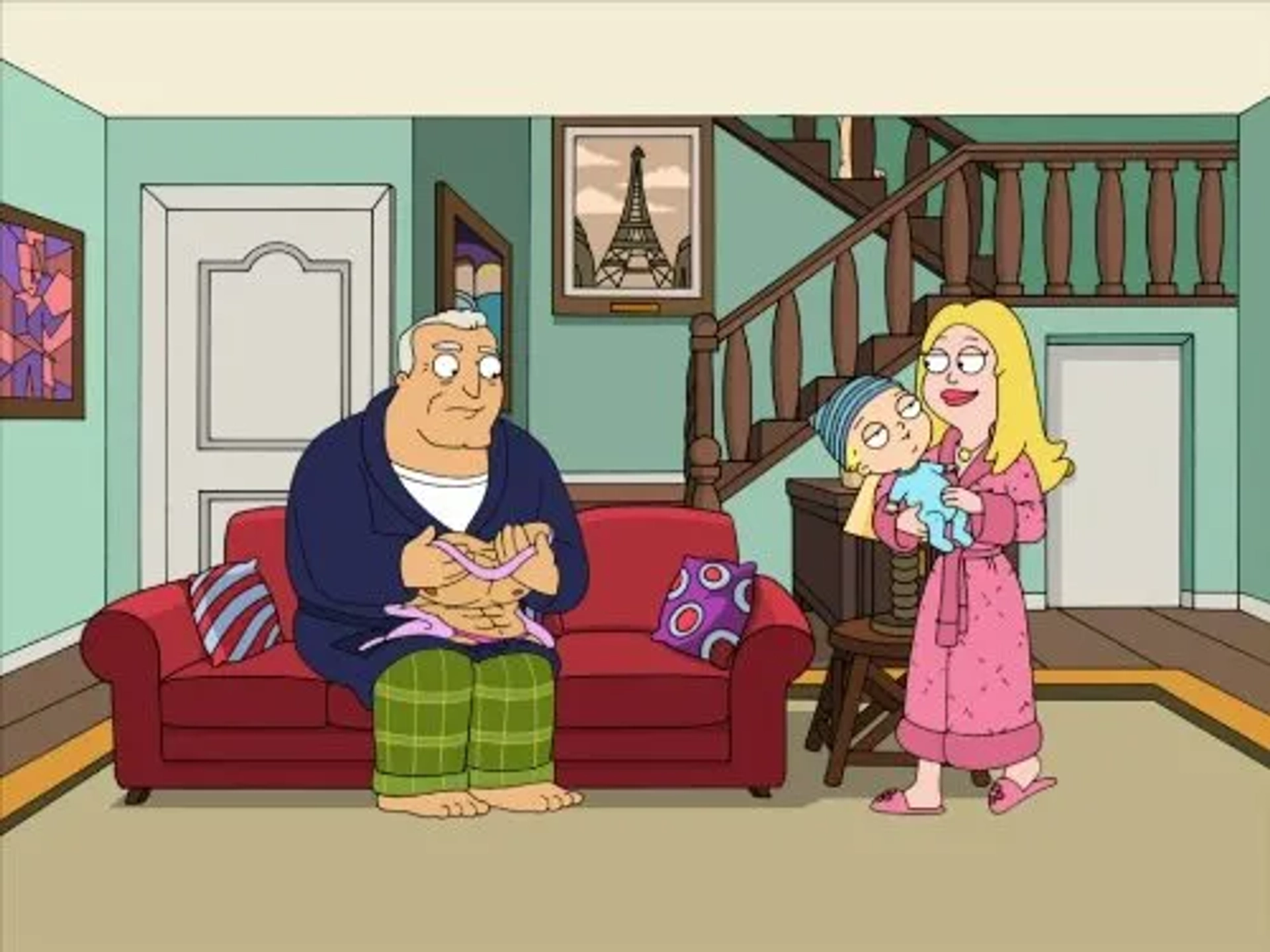 Kevin Michael Richardson and Wendy Schaal in American Dad! (2005)