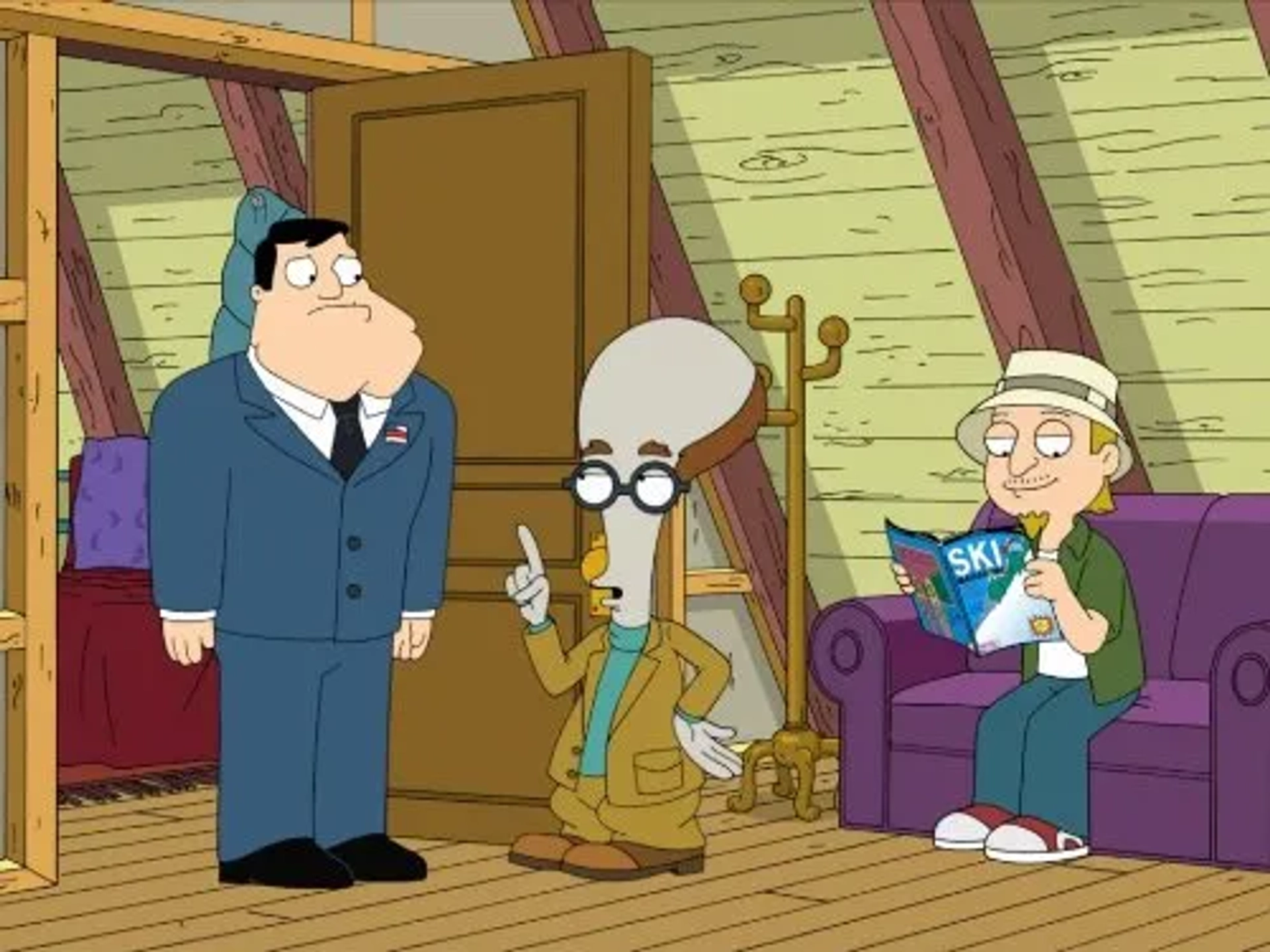 Jeff Fischer and Seth MacFarlane in American Dad! (2005)