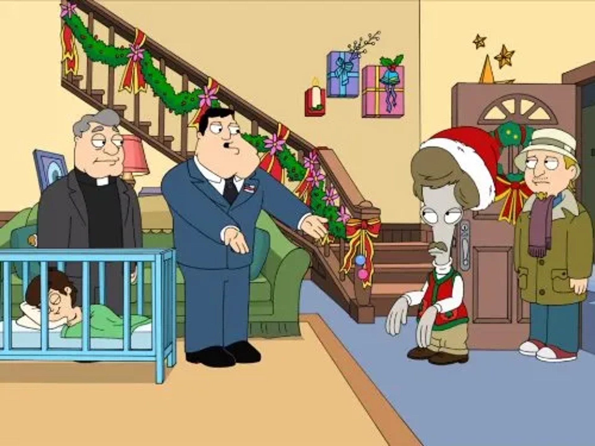 Jeff Fischer, Seth MacFarlane, Martin Mull, and Murray Miller in American Dad! (2005)