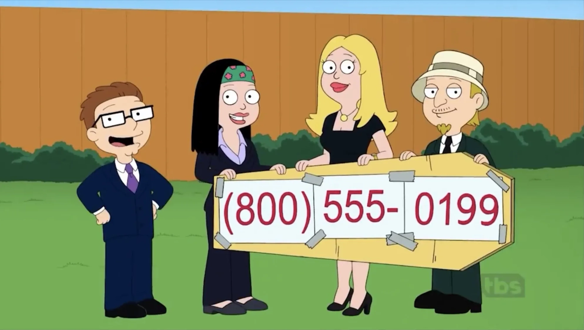 Jeff Fischer, Scott Grimes, Wendy Schaal, and Rachael MacFarlane in American Dad! (2005)