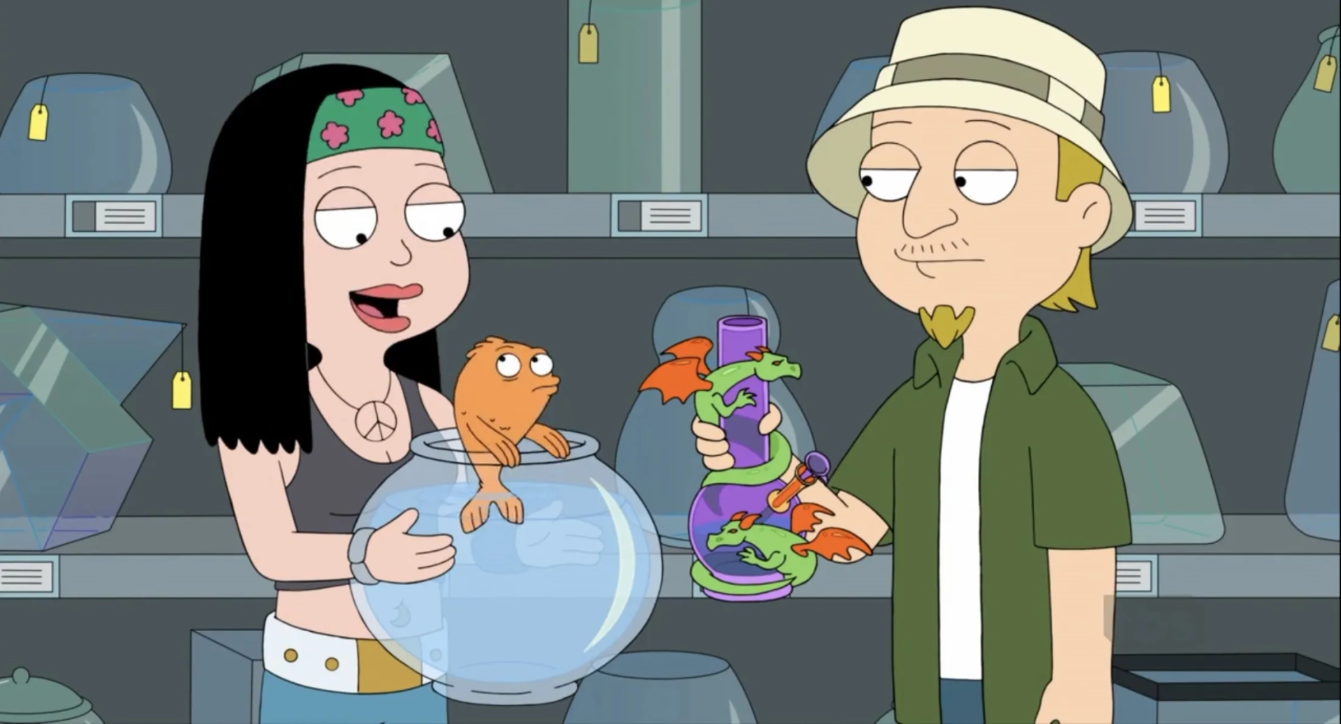 Dee Bradley Baker, Jeff Fischer, and Rachael MacFarlane in American Dad! (2005)