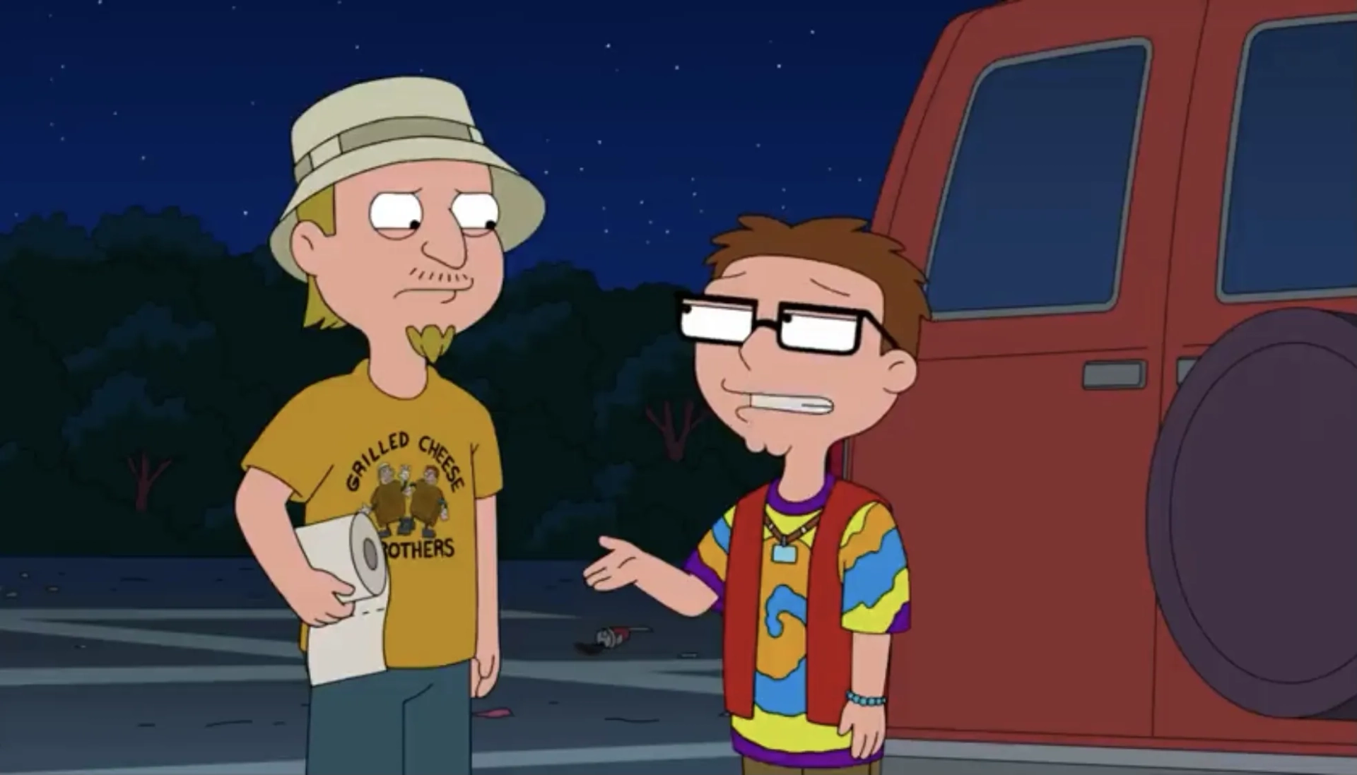 Jeff Fischer and Scott Grimes in American Dad! (2005)