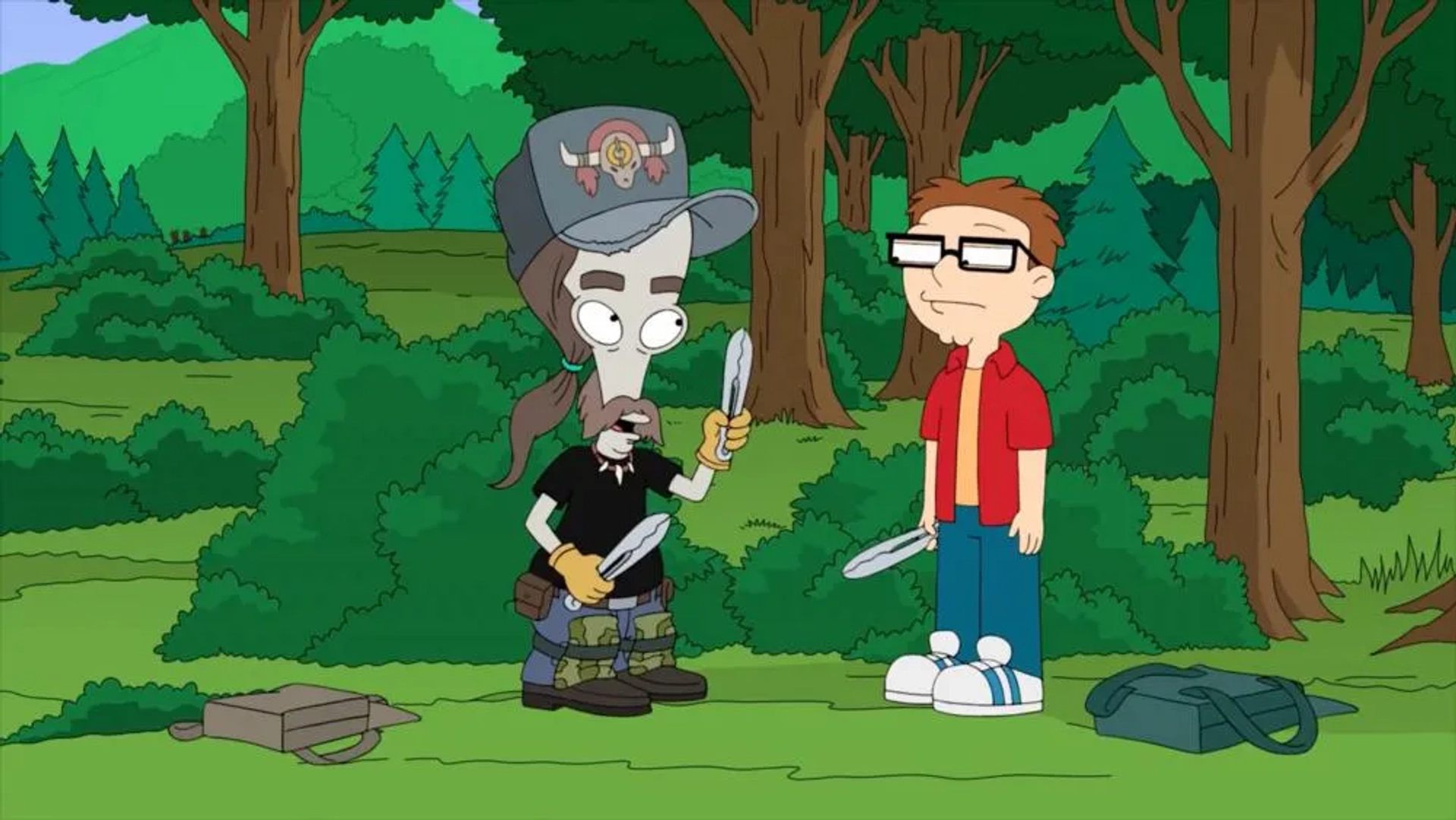 Scott Grimes and Seth MacFarlane in American Dad! (2005)