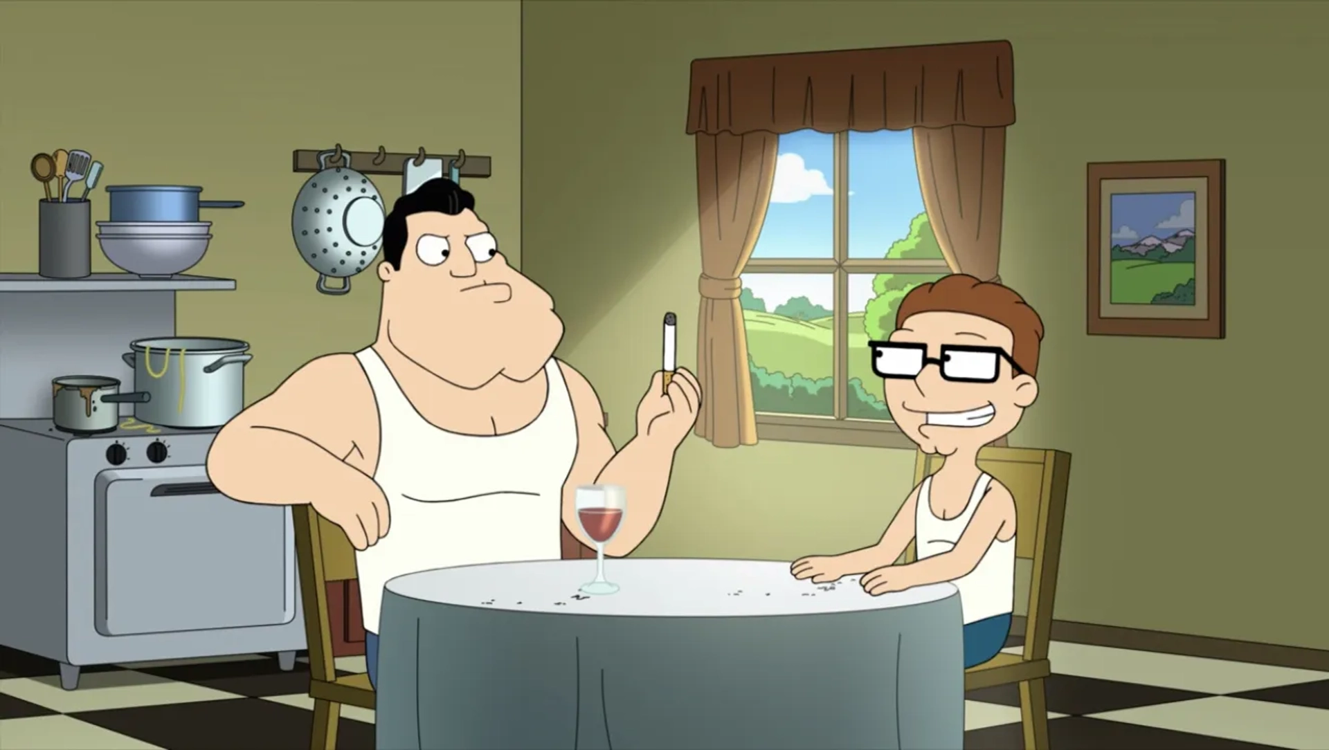 Scott Grimes and Seth MacFarlane in American Dad! (2005)